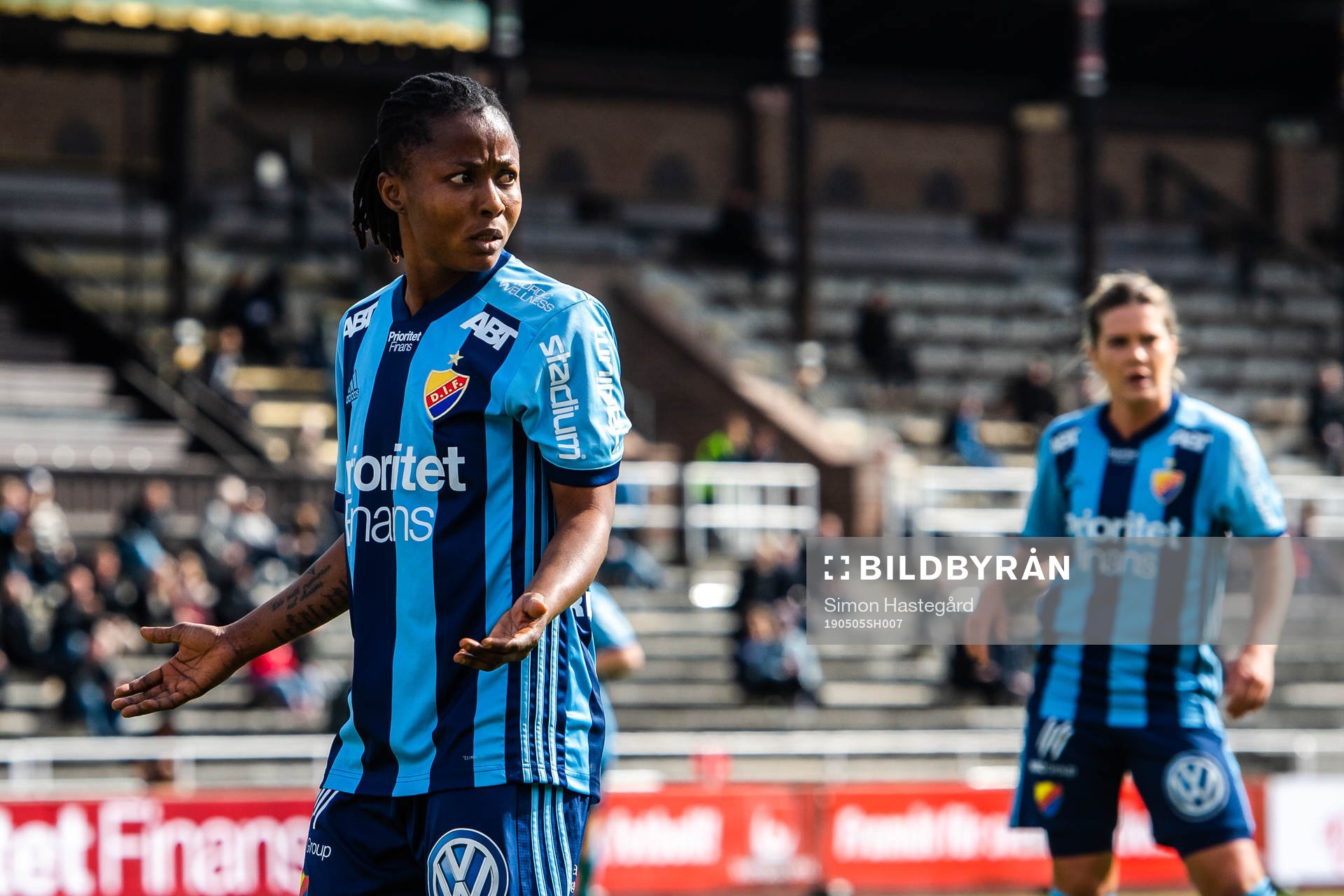 Djurgårdens Ogonna Chukwudi reagerar