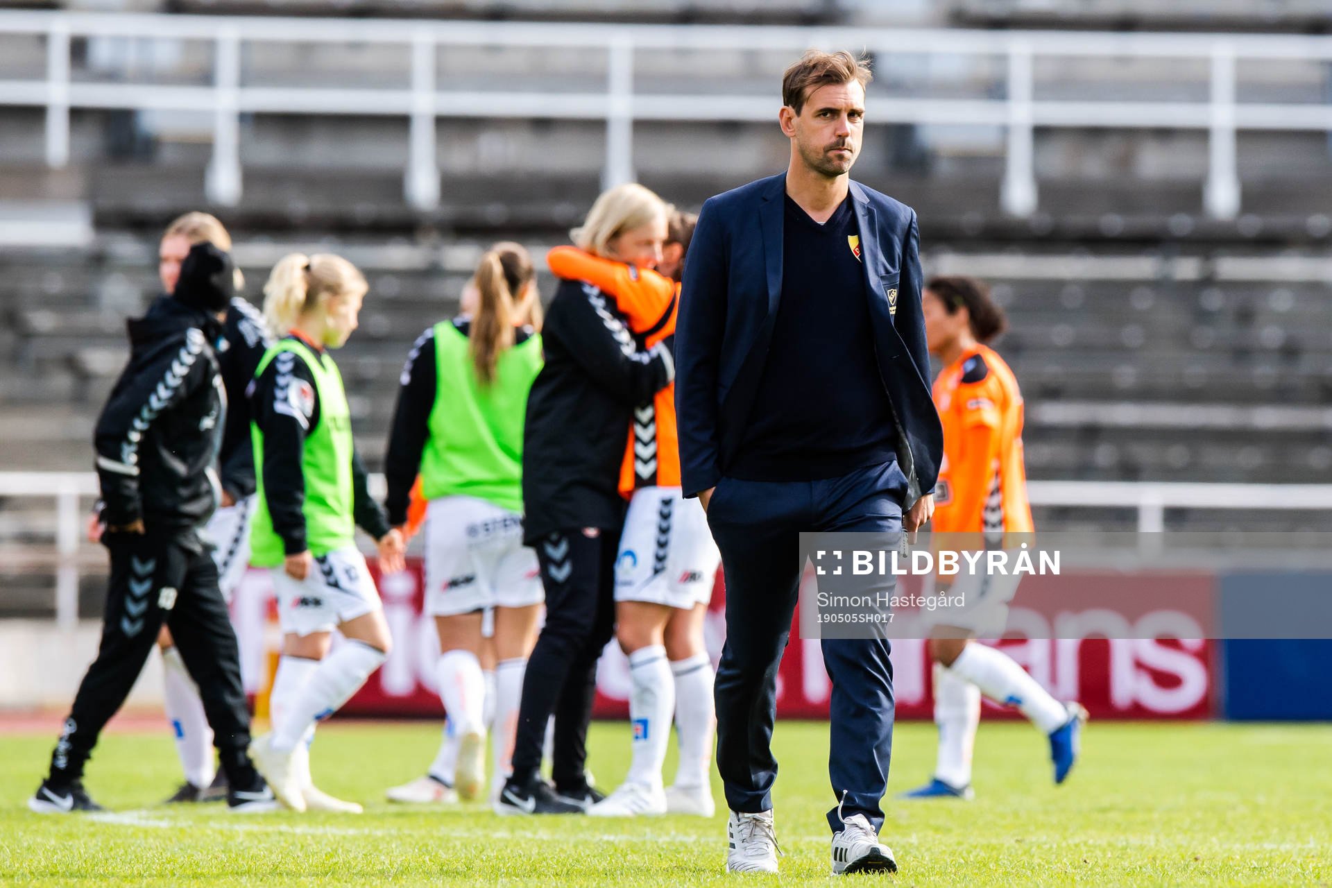 Djurgårdens tränare Joel Ridez deppar