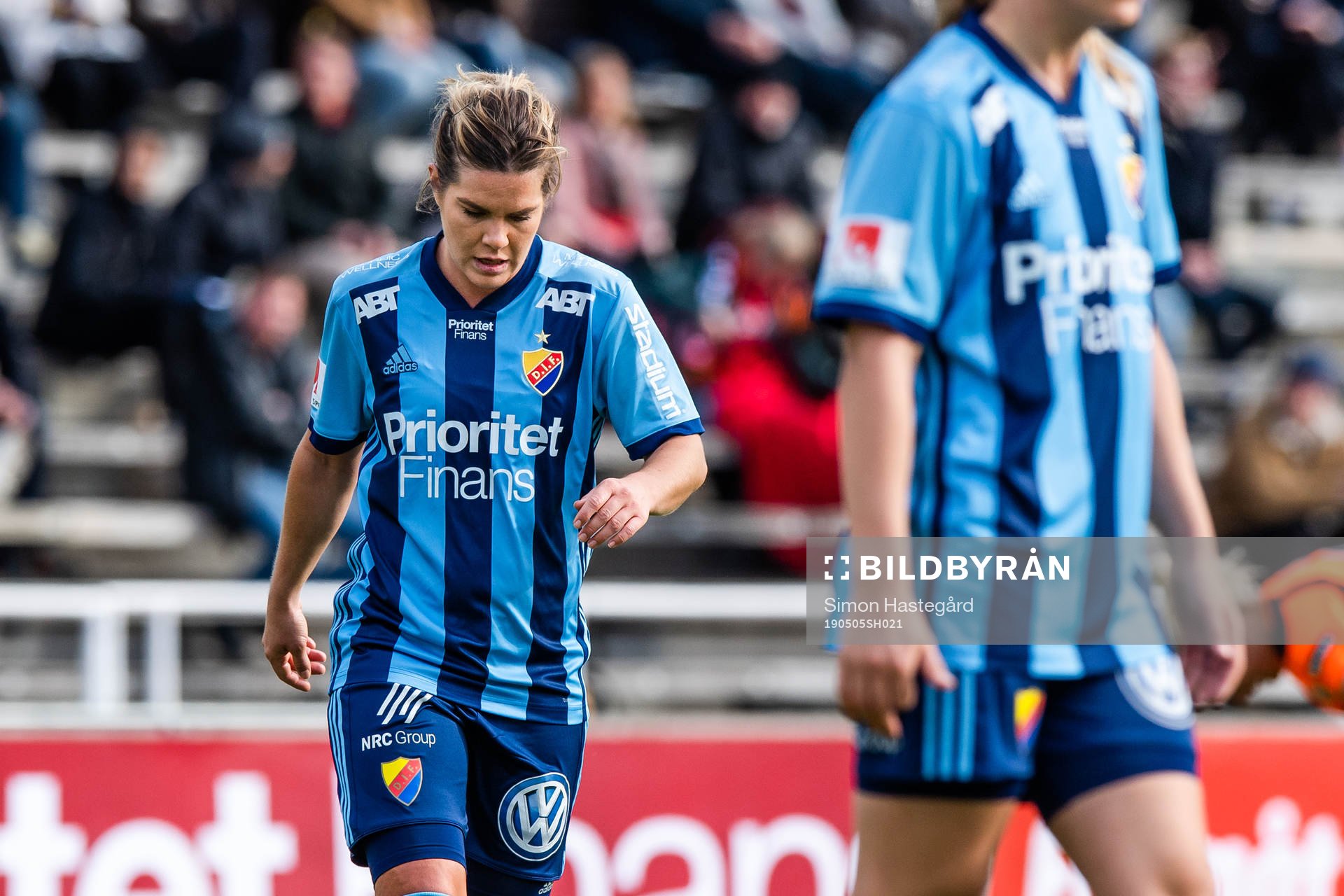 Djurgårdens Hanna Folkesson deppar