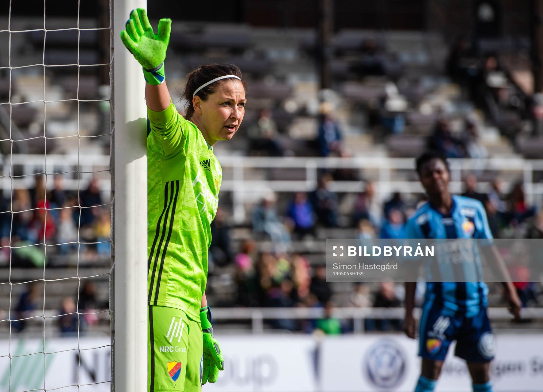 Djurgårdens målvakt Gudbjörg Gunnarsdottir
