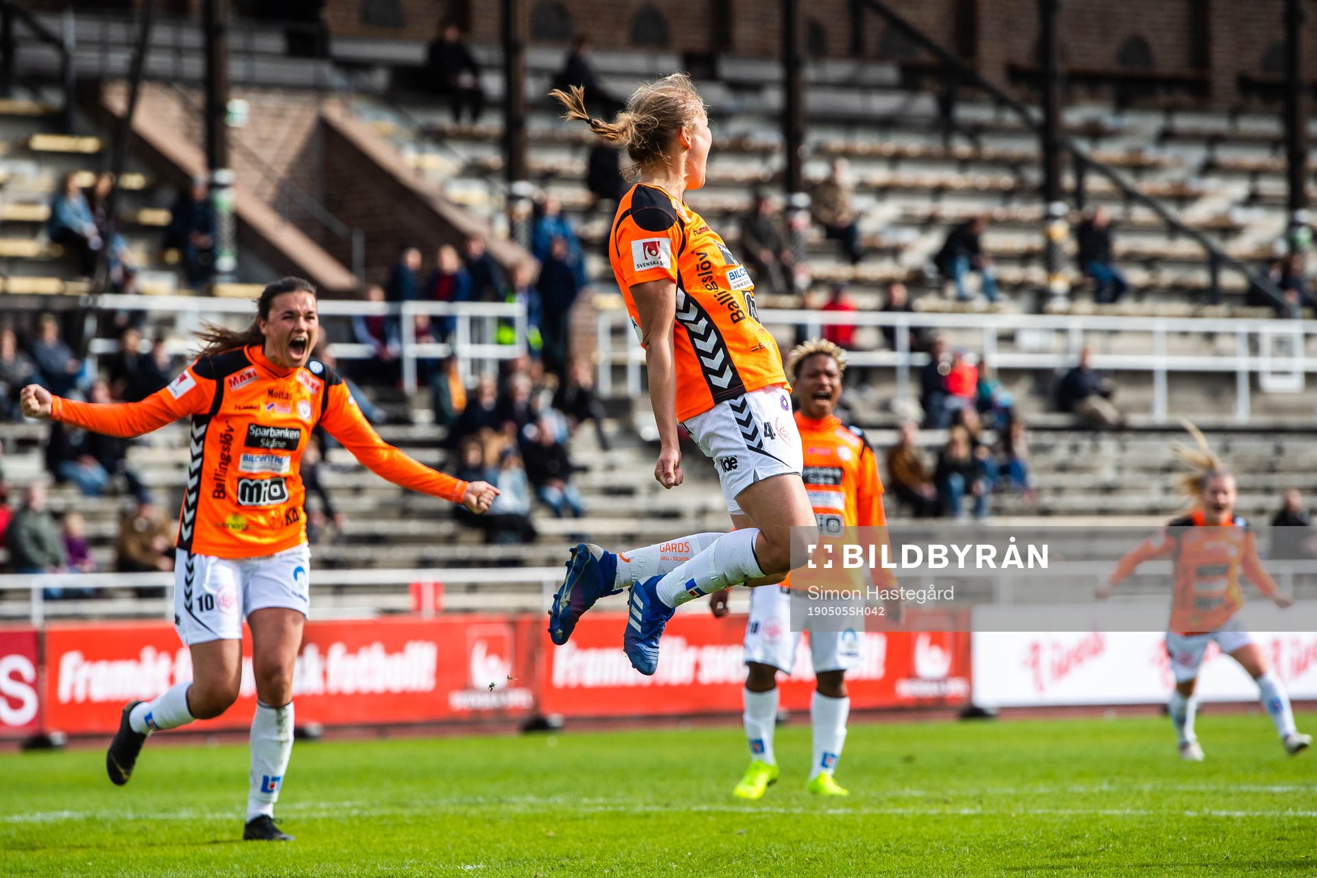 Kristianstads Therese Ivarsson jublar