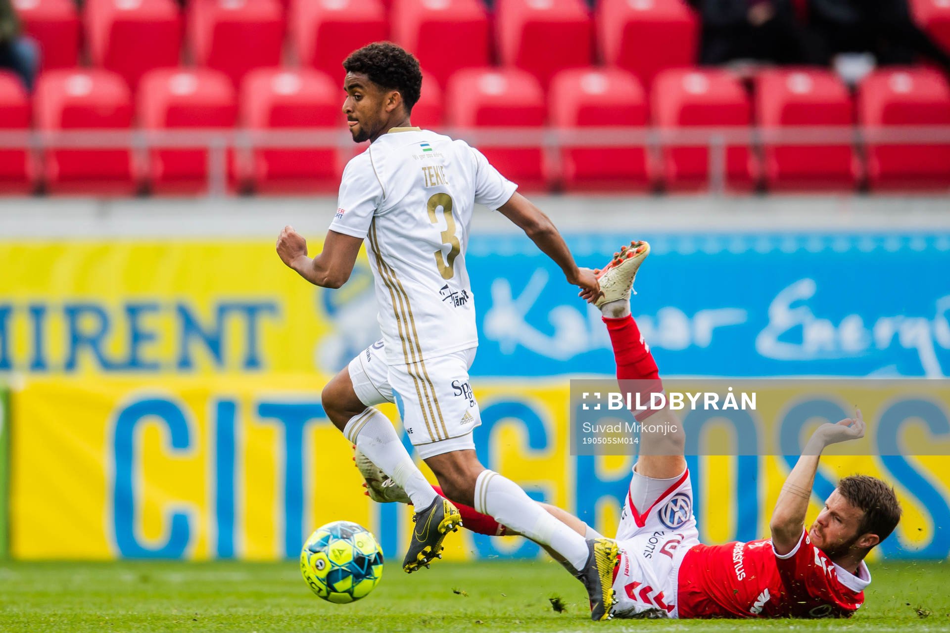 Kalmars Måns Söderqvist och Östersunds Tesfaldet Tekie