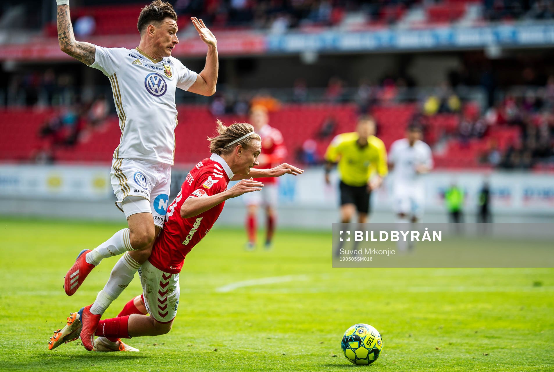 Kalmars Isak Magnusson och Östersunds Jamie Hopcutt