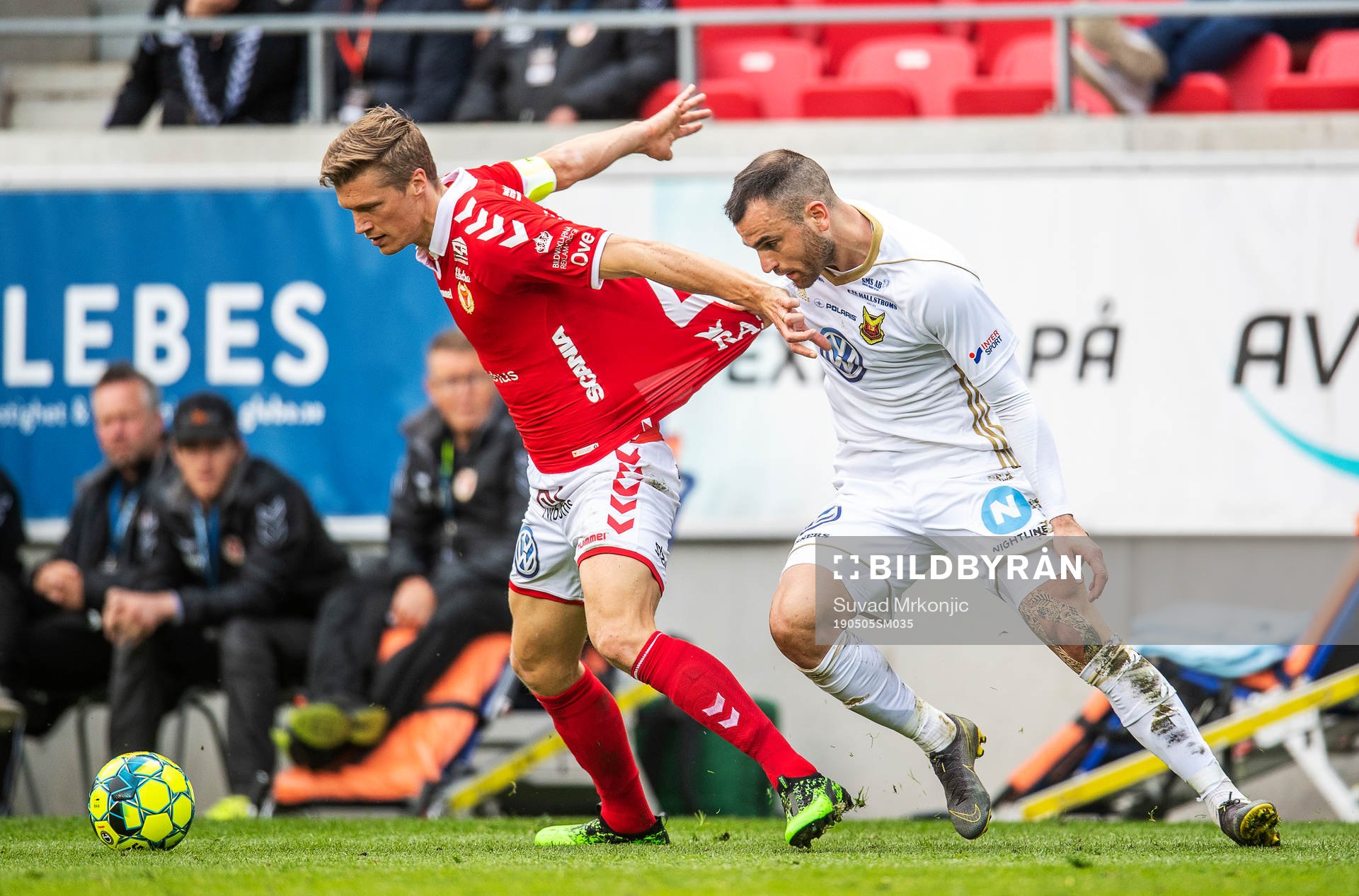 Kalmars Viktor Elm och Östersunds Dino Islamovic