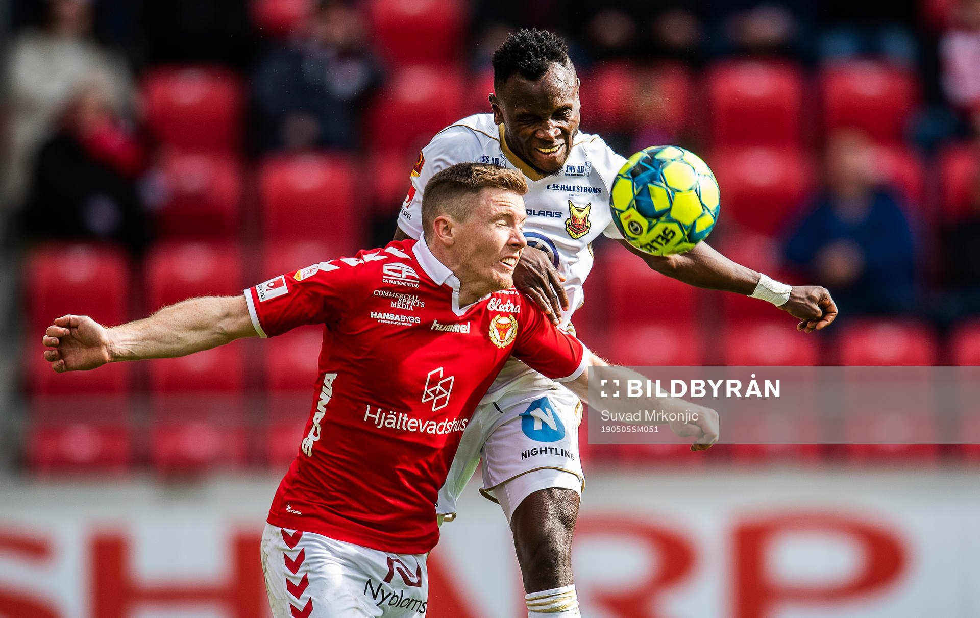 Kalmars Victor Agardius och Östersunds Samuel Laryea Mensah