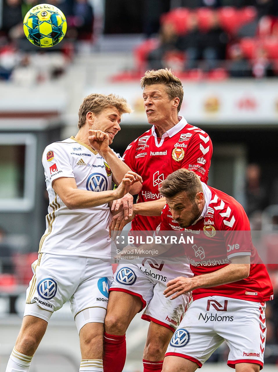 Kalmars Viktor Elm och Fidan Aliti samt Östersunds Ludvig