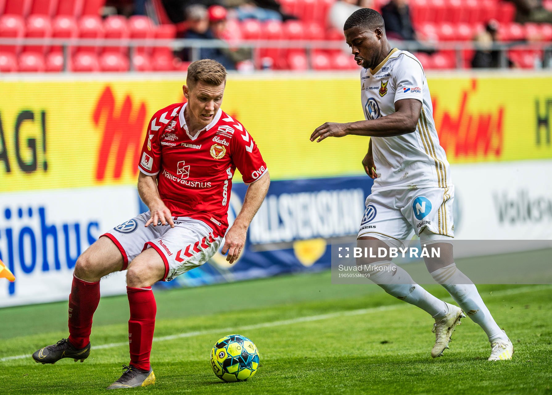 Kalmars Victor Agardius och Östersunds Isak Ssali