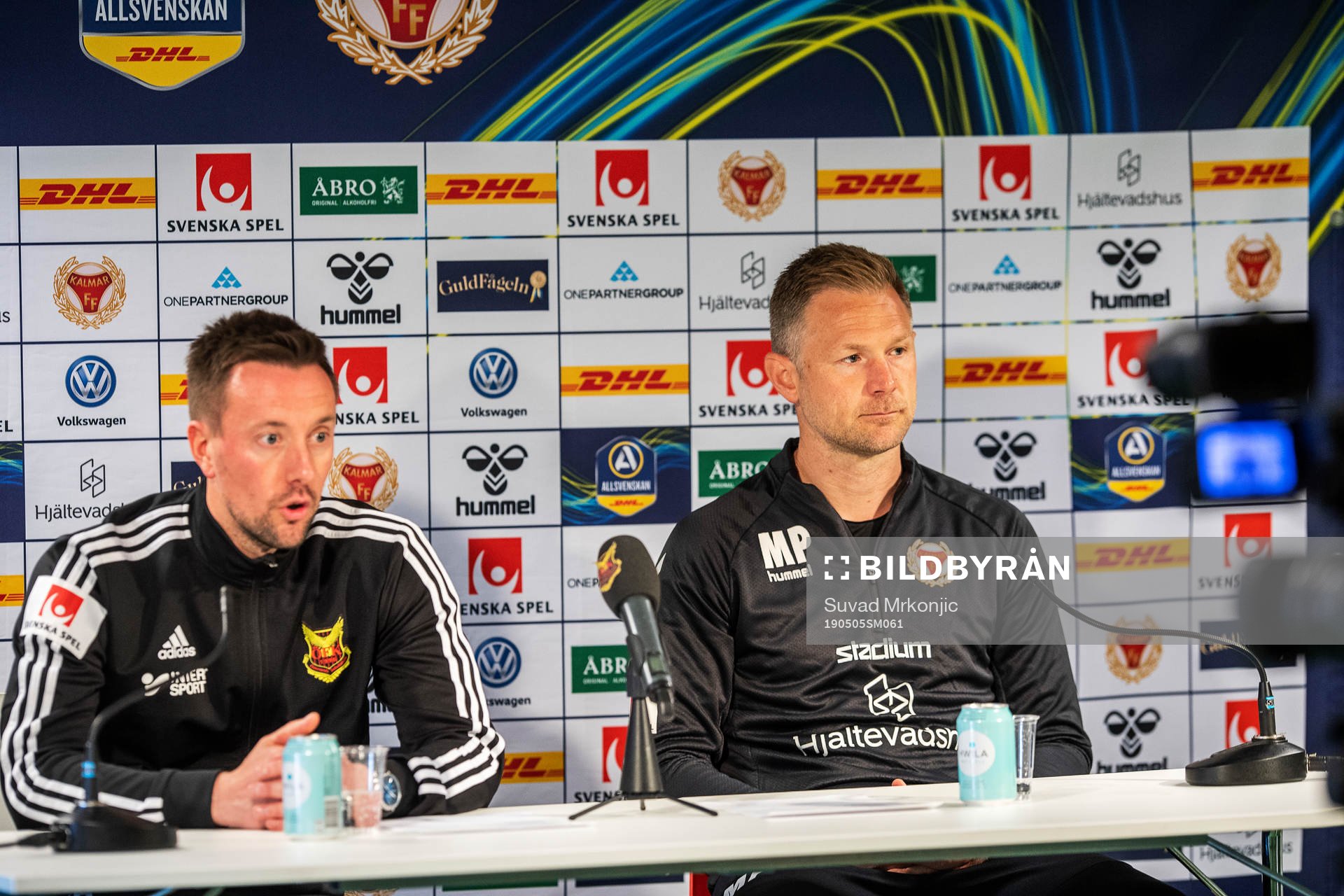 Östersunds tränare Ian Burchnall och Kalmars tränare