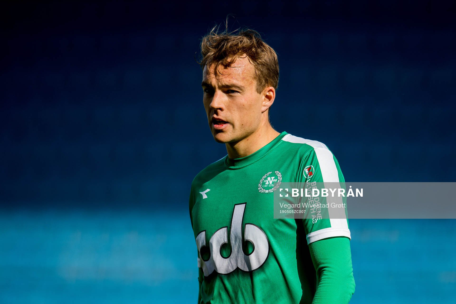 Kristoffer Nesse Stephensen of Nest-Sotra looks dejected