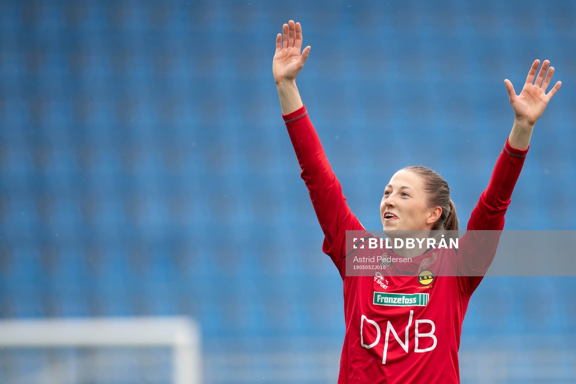Goalkeeper Cecilie Fiskerstrand of LSK Kvinner
