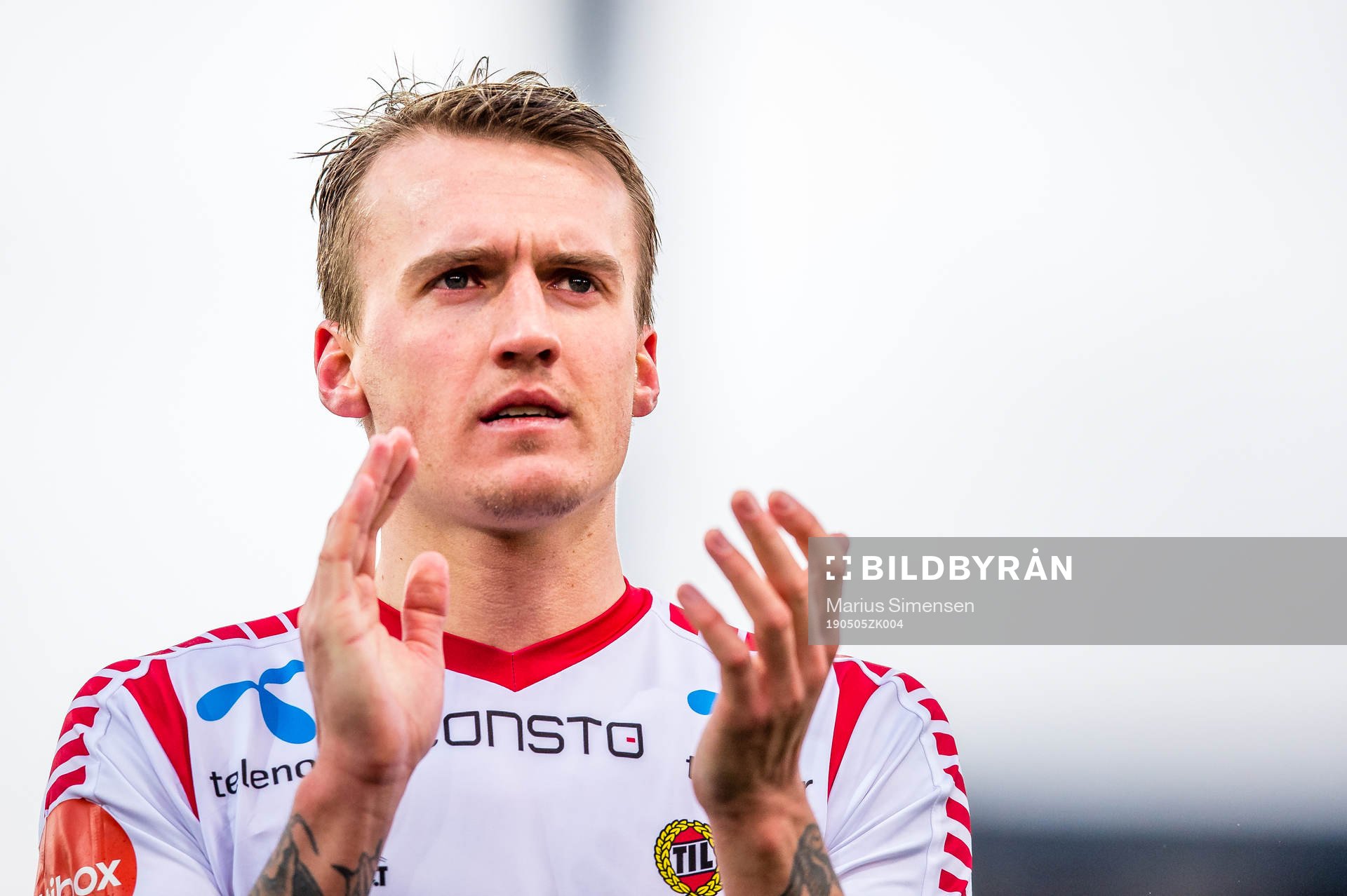 Runar Espejord of Tromsø looks dejected