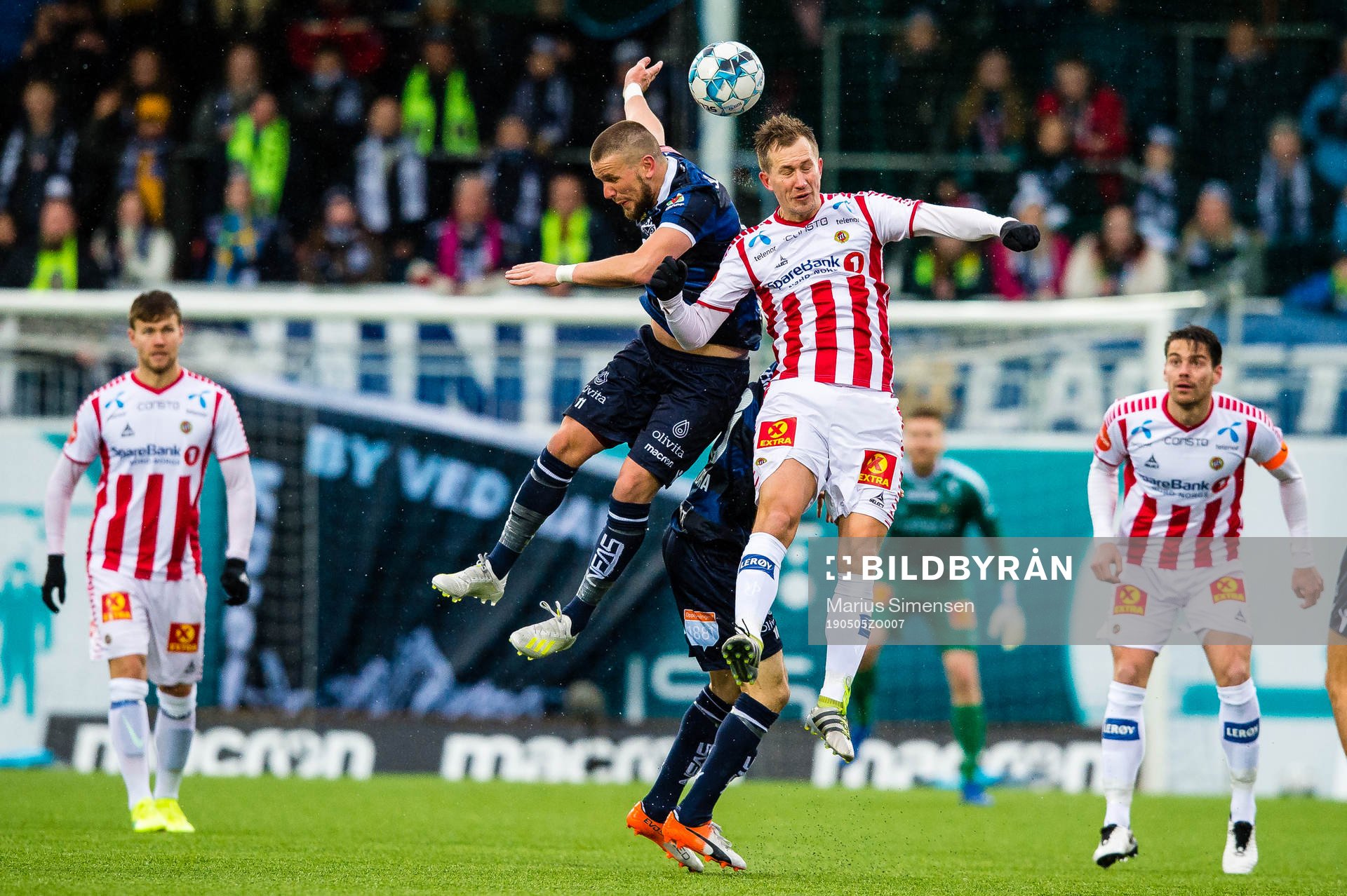 Flamur Kastrati of Kristiansund and Morten Gamst Pedersen