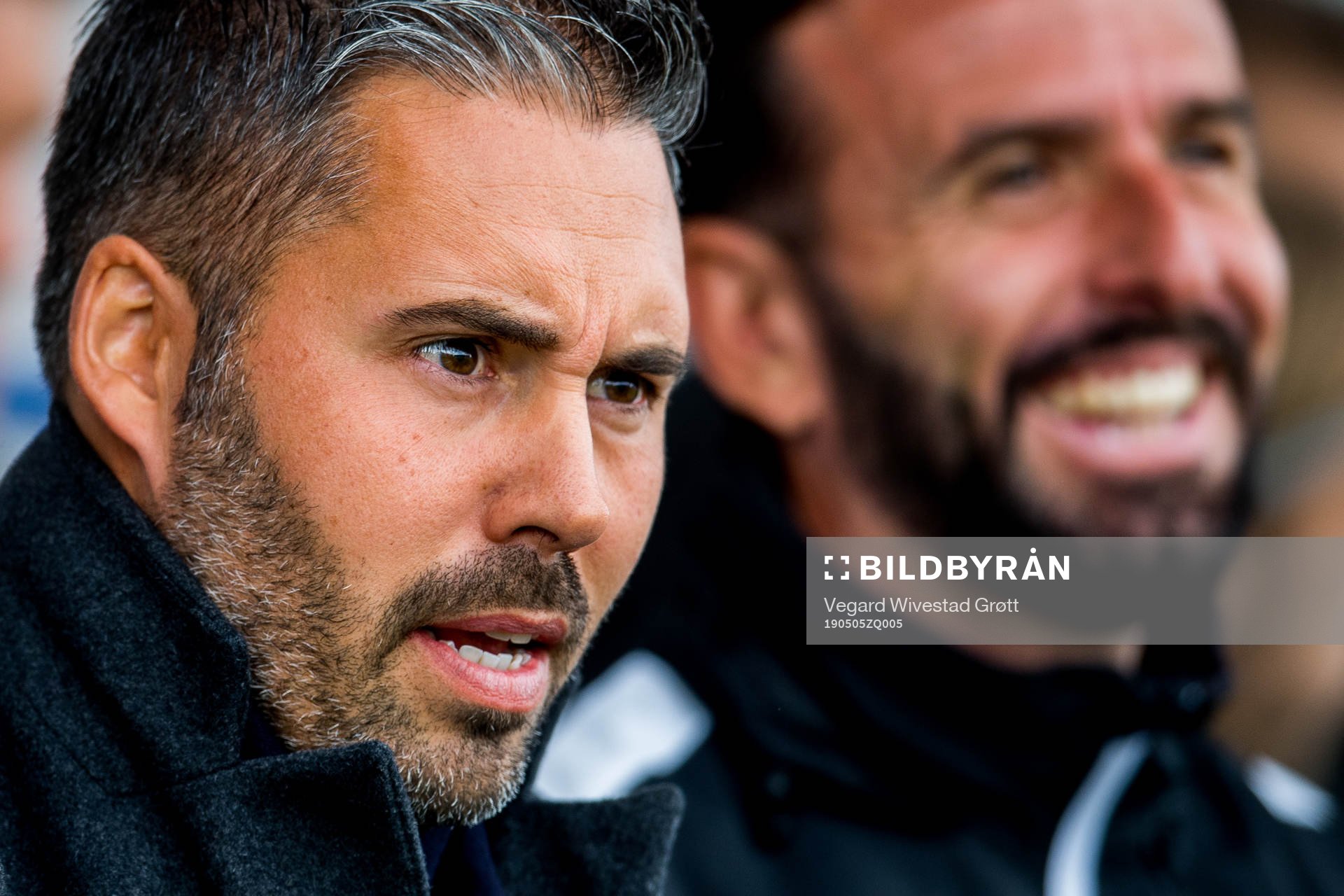 Marti Cifuentes, head coach of Sandefjord, and Jordi
