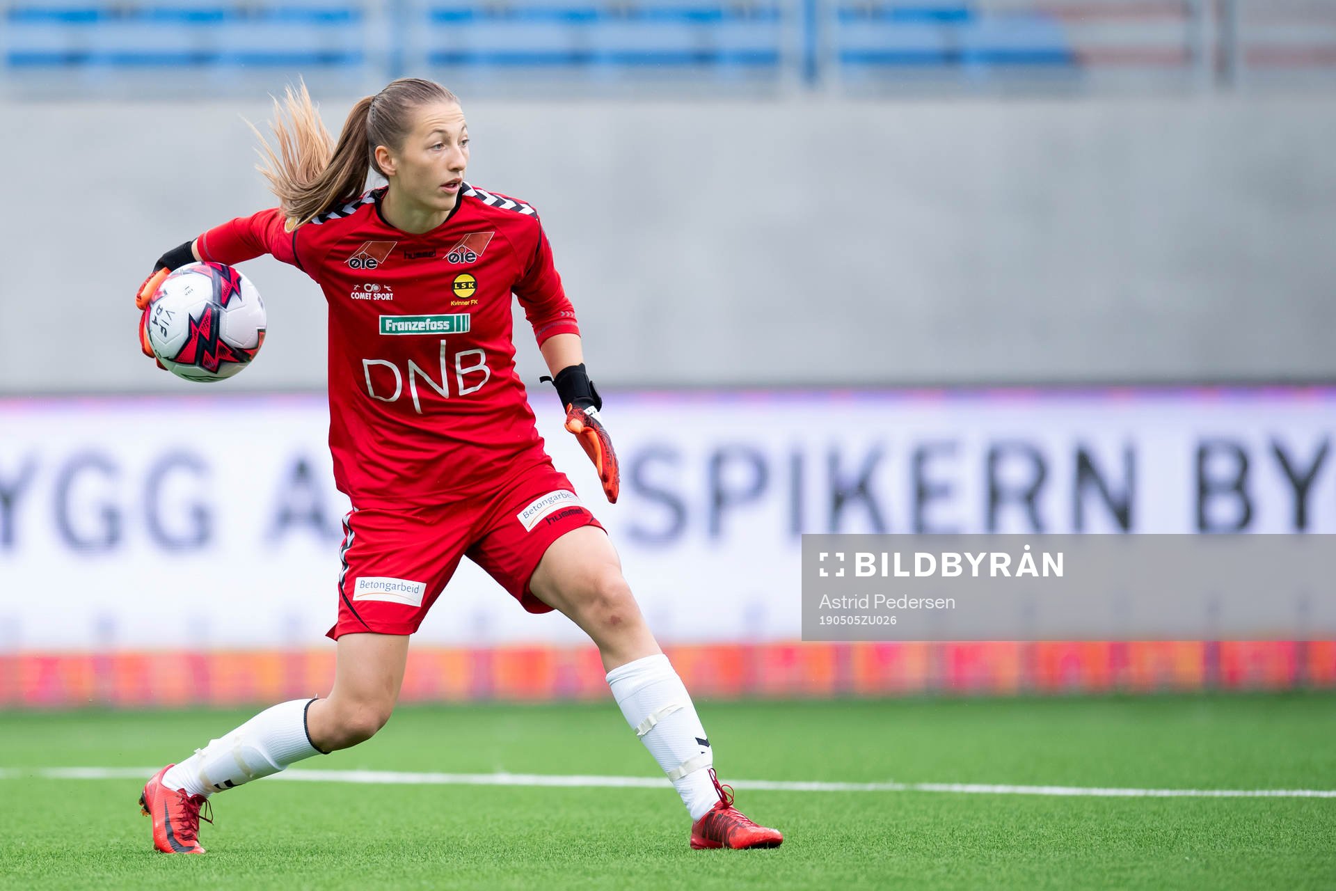 Goalkeeper Cecilie Fiskerstrand of LSK Kvinner