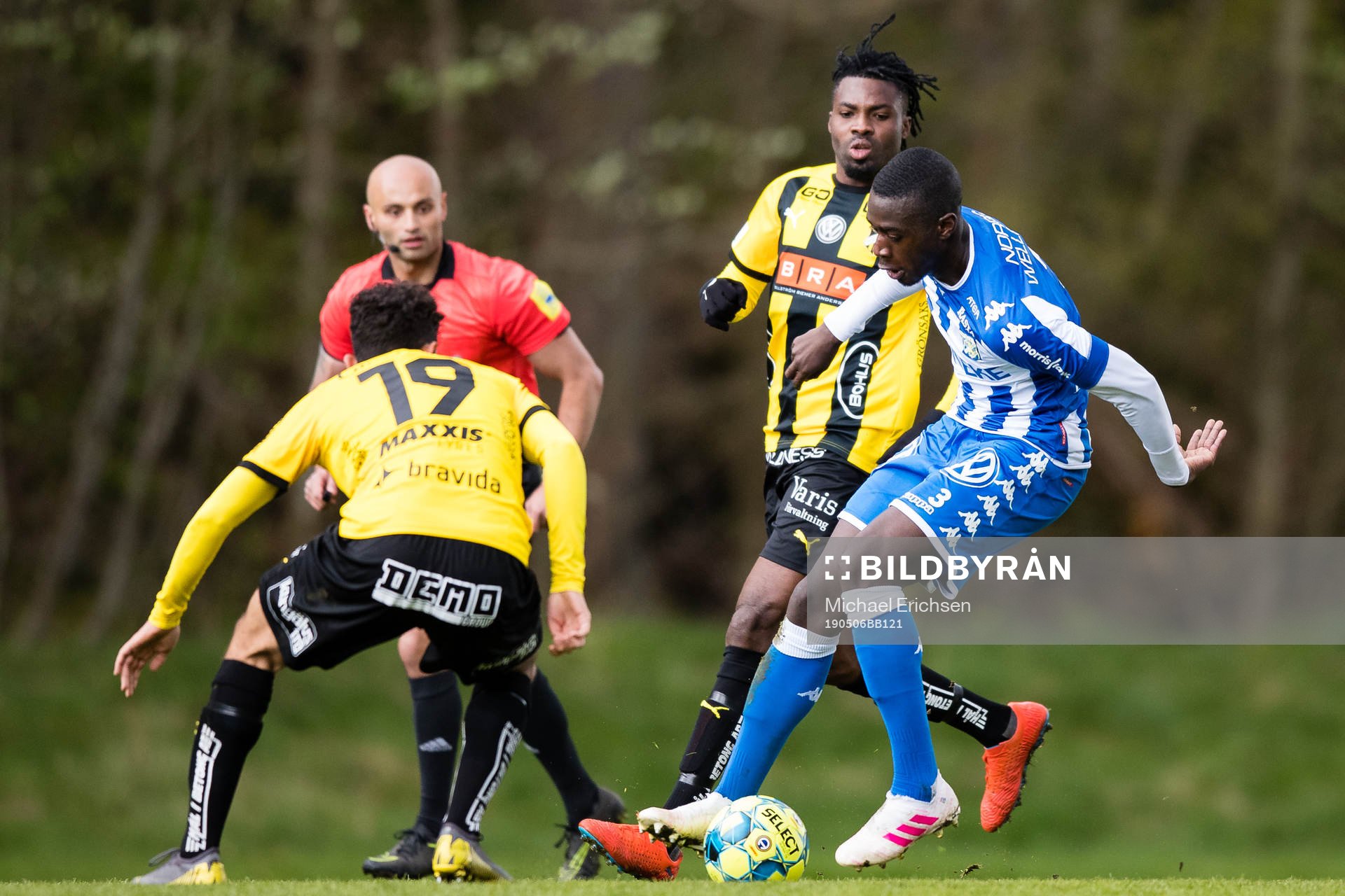 Häckens Daleho Irandust och IFK Göteborgs Adil Titi