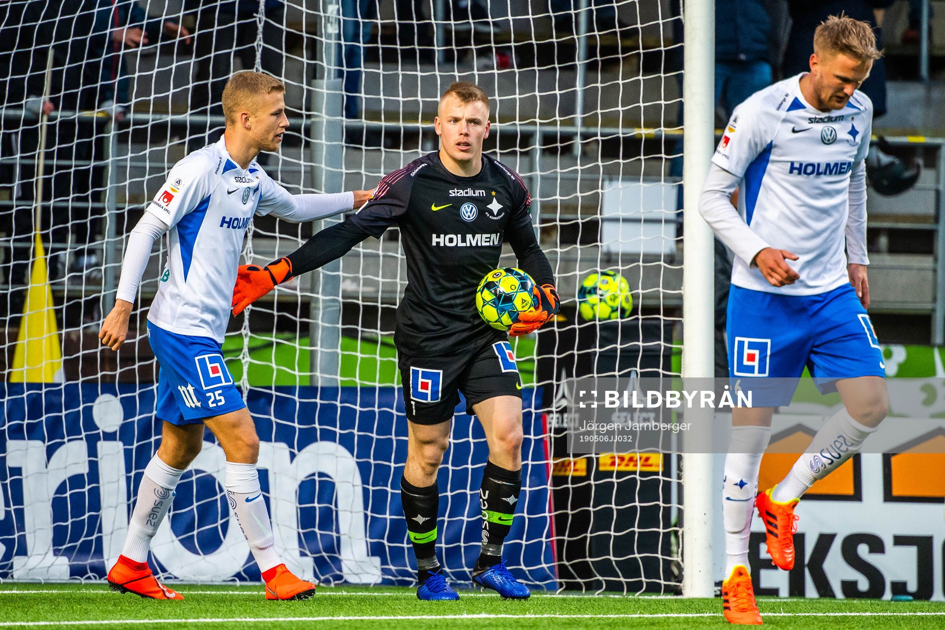IFK Norrköpings Filip Dagerstål och målvakt Isak
