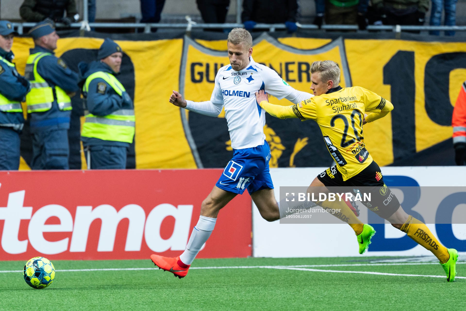 IFK Norrköpings Filip Dagerstål och Elfsborgs Simon Strand