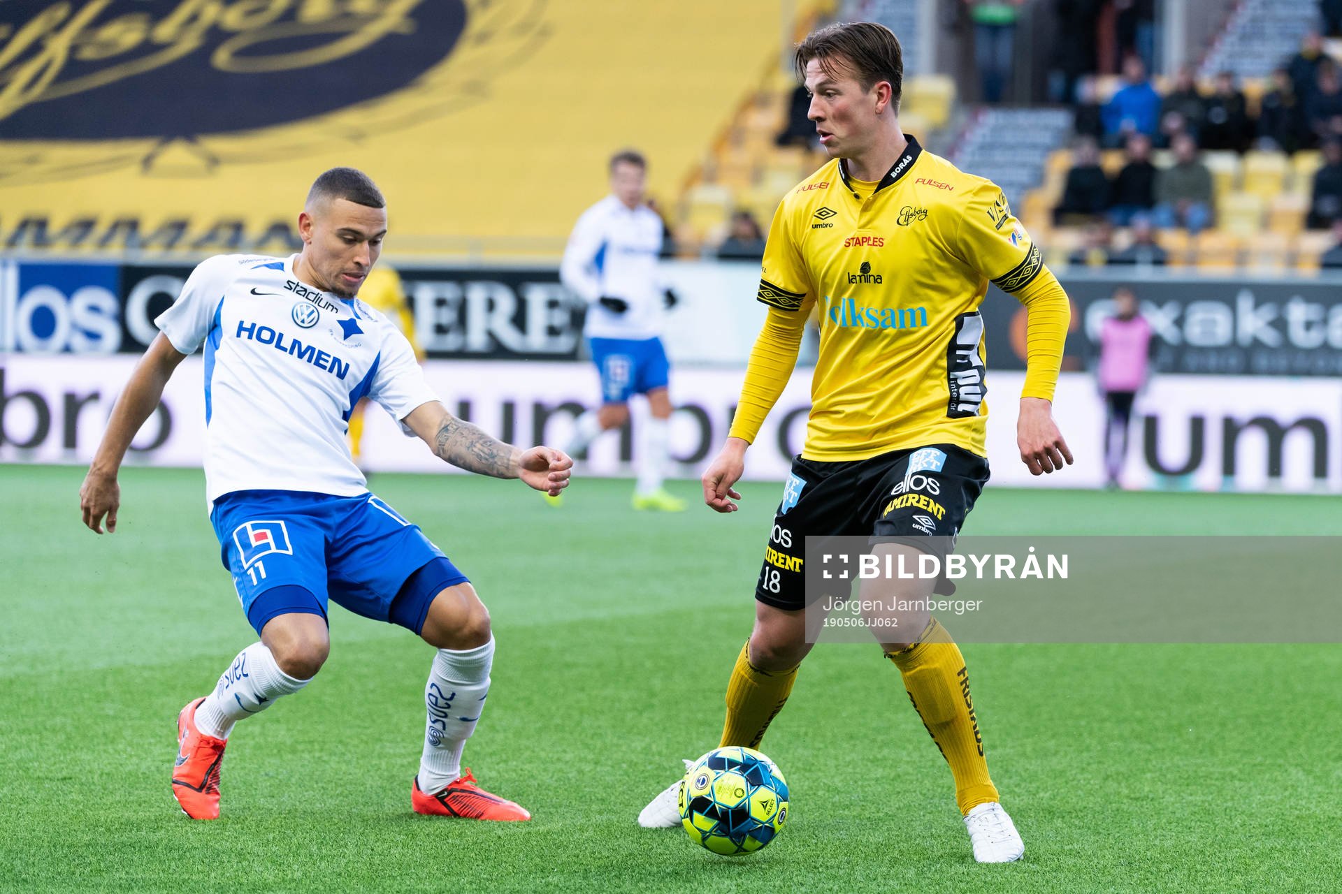 Elfsborgs Simon Olsson och IFK Norrköpings Jordan Larsson