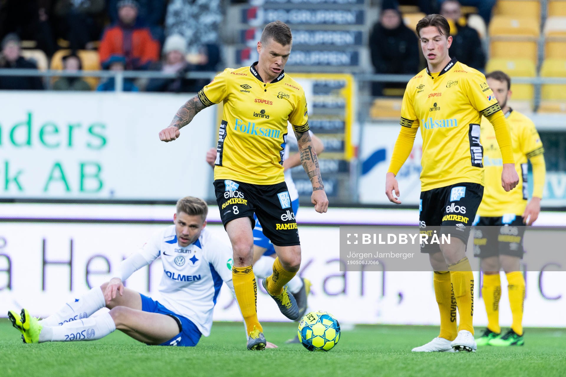 Elfsborgs Samuel Holmén och Simon Olsson