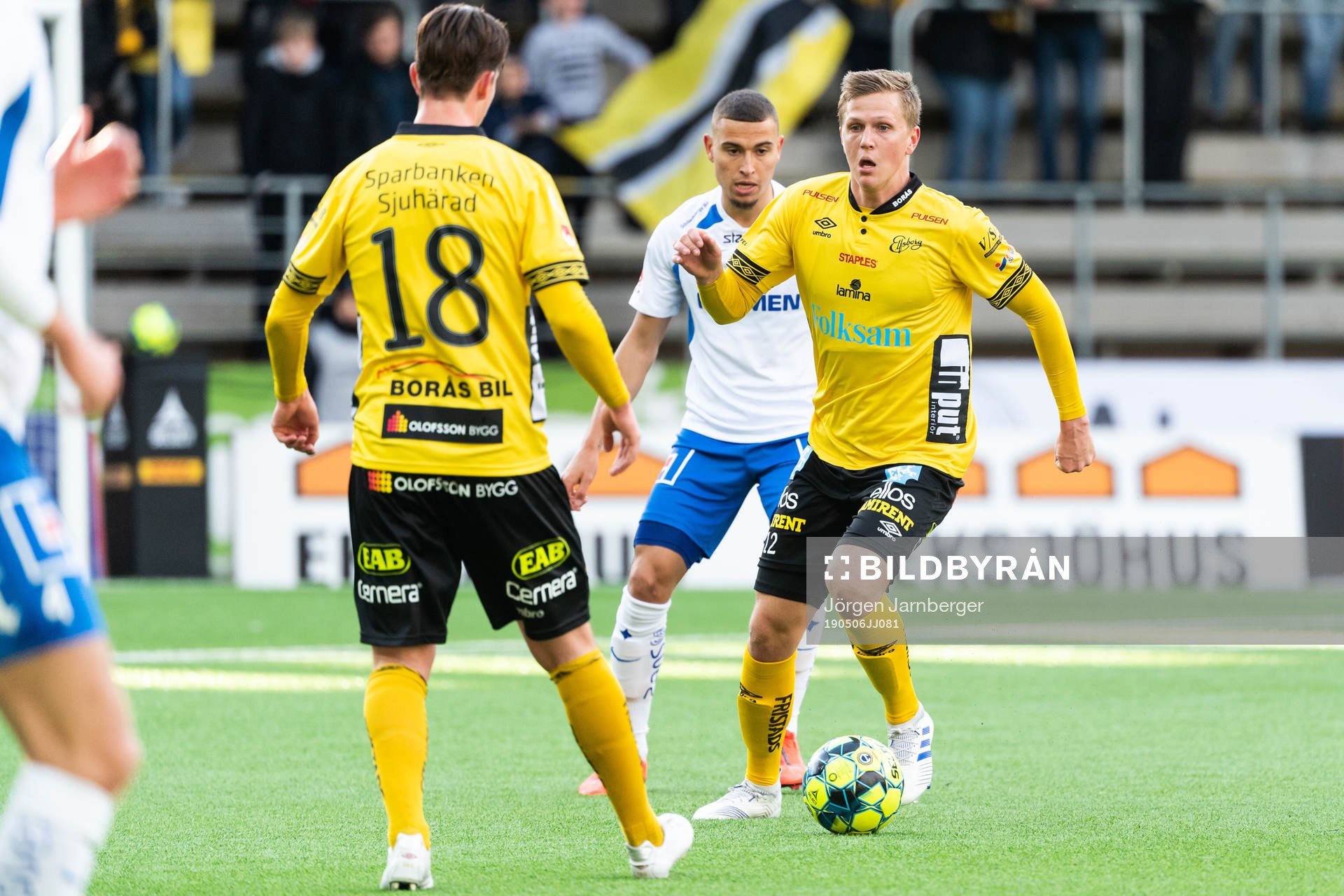 Elfsborgs Joakim Nilsson och IFK Norrköpings Jordan Larsson