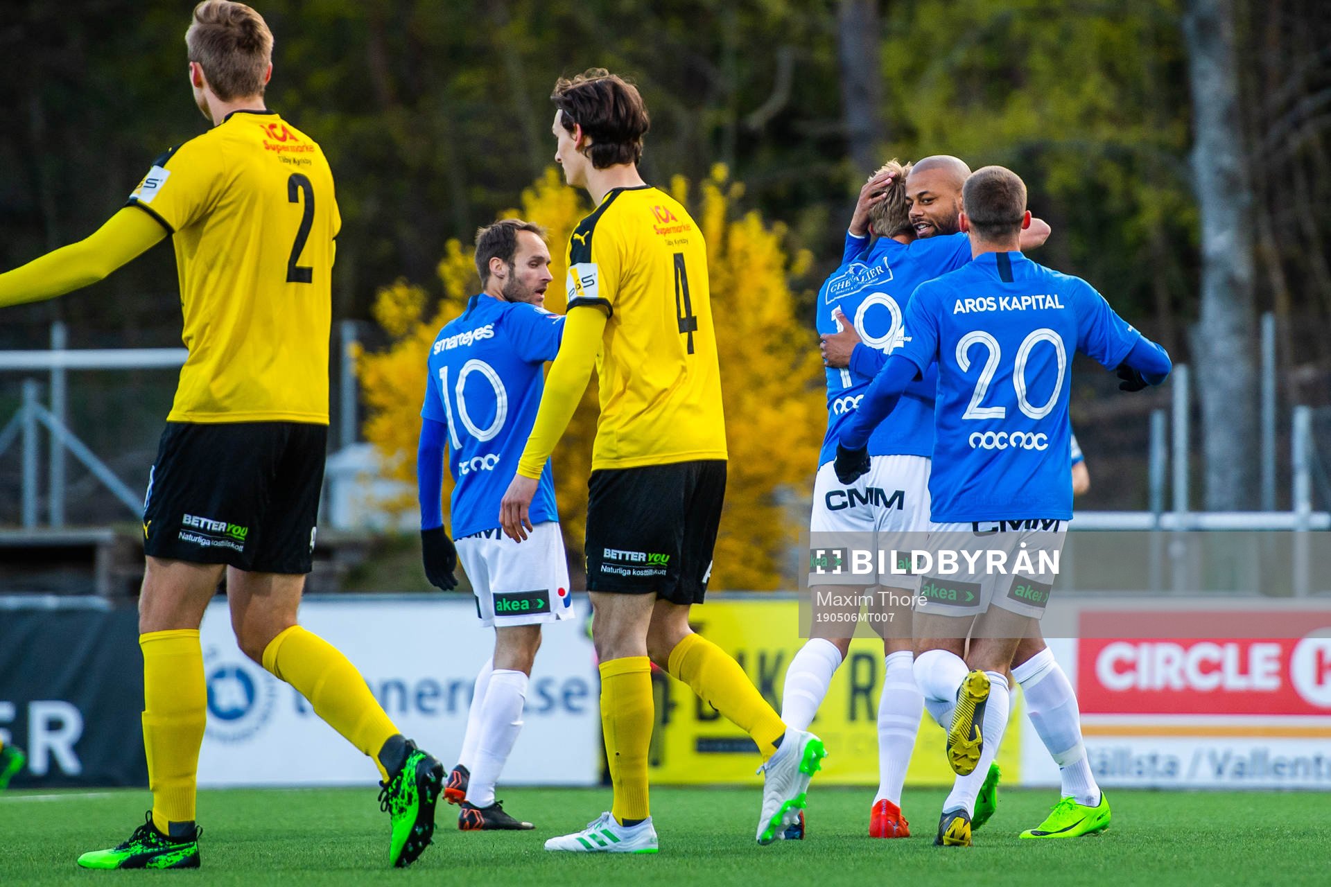 Trelleborgs Salif Camara Jönsson jublar