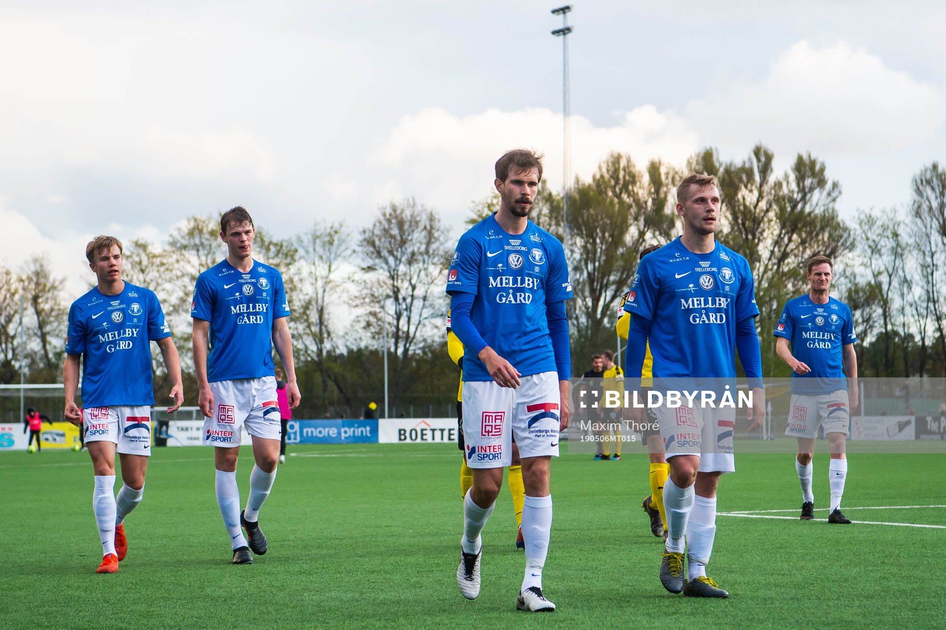 Trelleborgs spelare deppar i halvtid