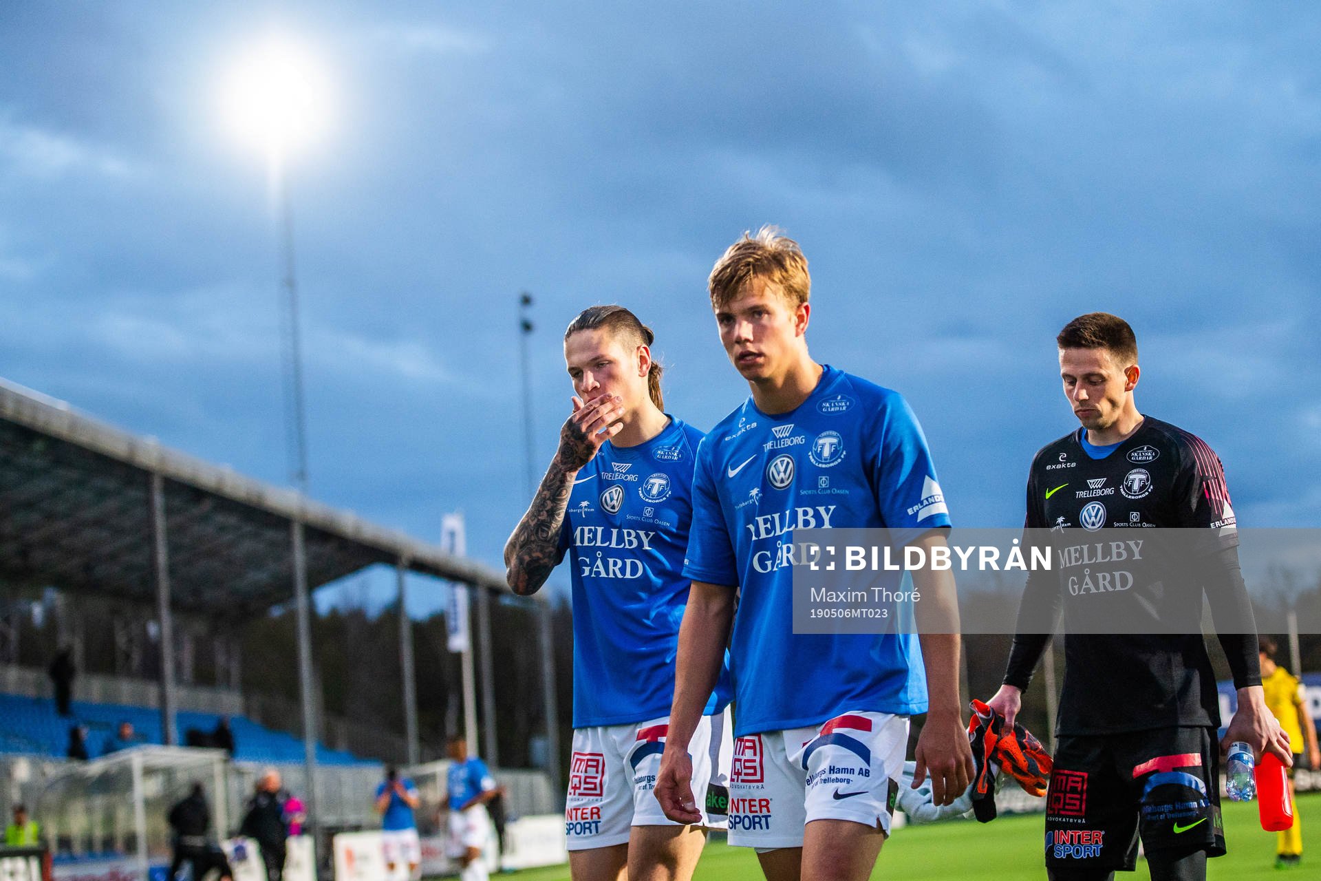 Trelleborgs Niklas Bröndsted Vesterlund, Isak Jönsson och