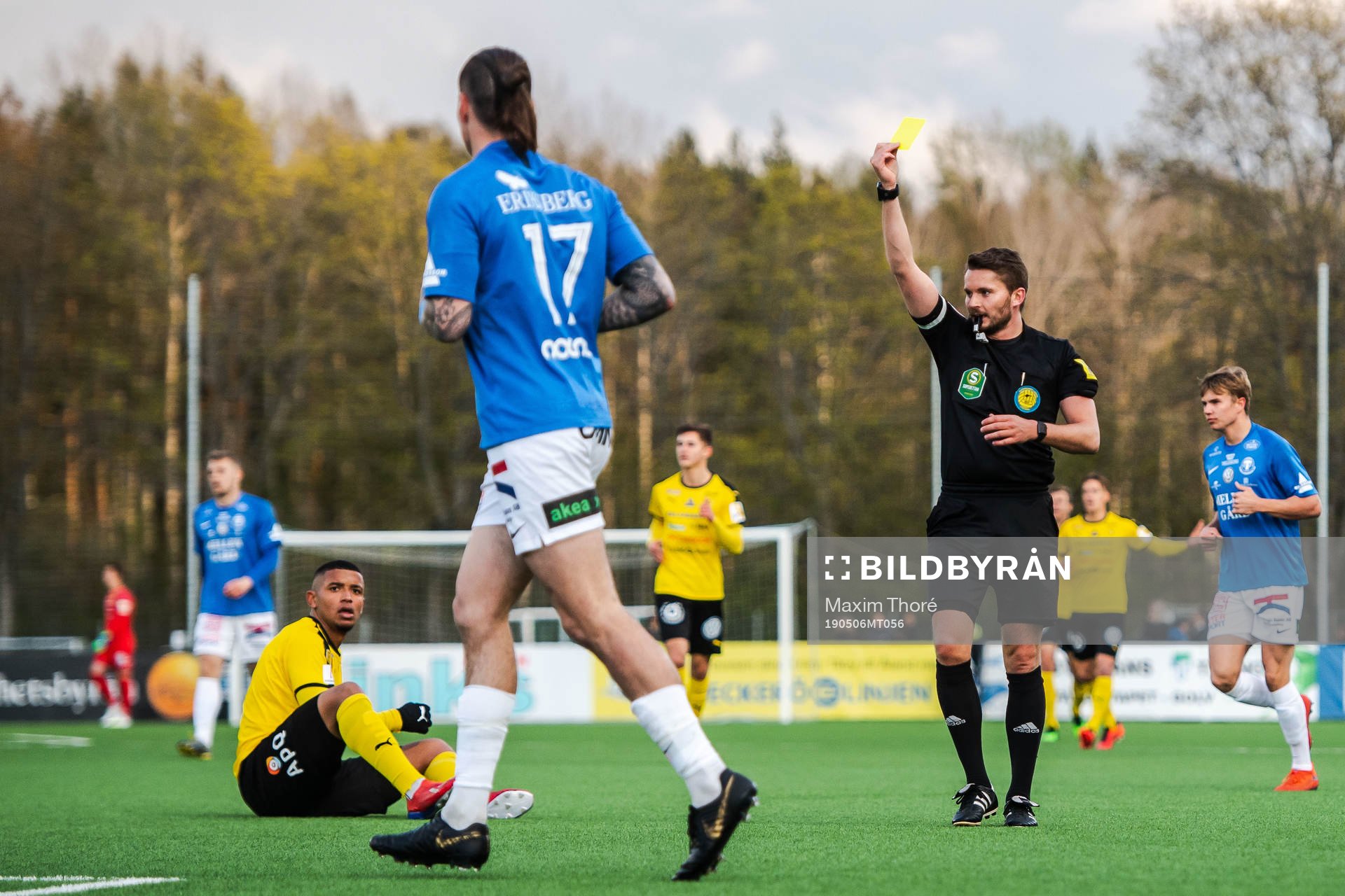 Trelleborgs Isak Jönsson tilldelas en varning