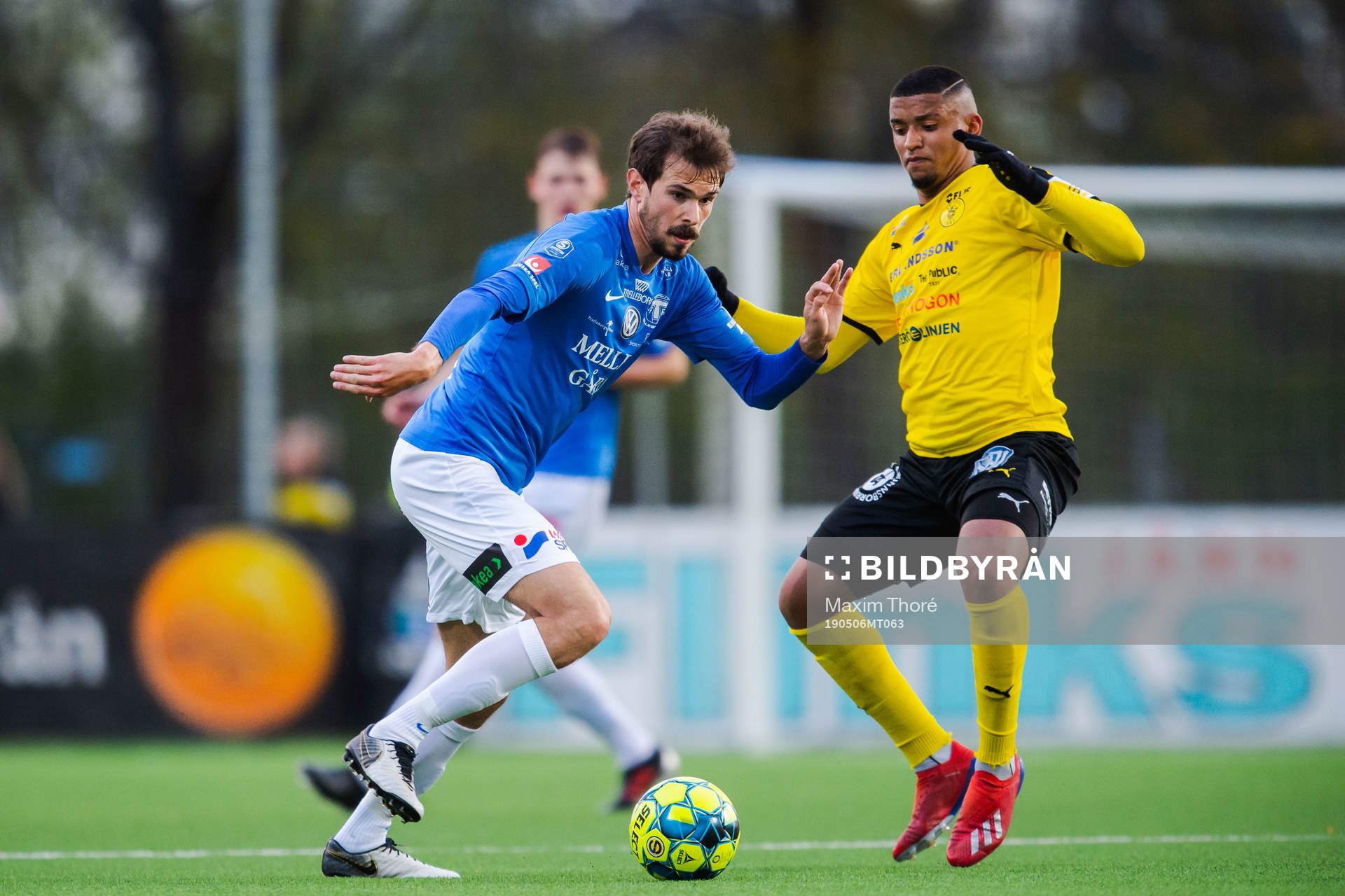 Trelleborgs Sebastian Ohlsson och Frejs José Vitor dos