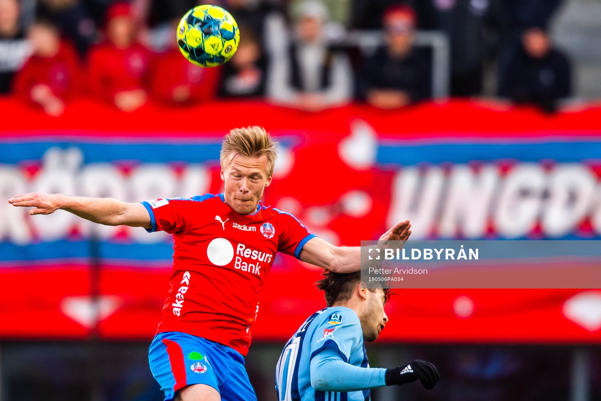 Helsingborgs Andreas Landgren och Djurgårdens Astrit