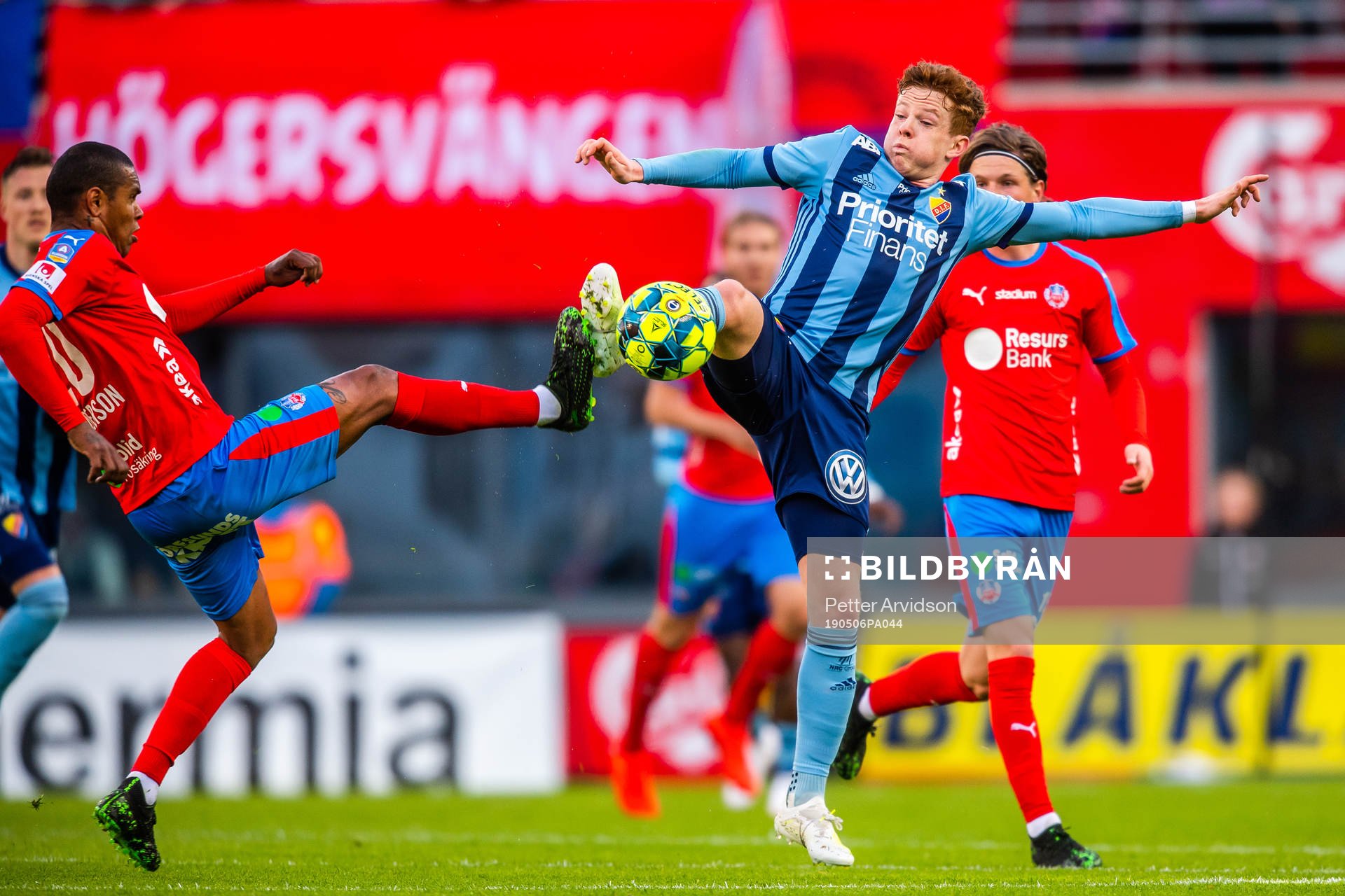 Helsingborgs Wanderson do Carmo och Djurgårdens Aslak Witry