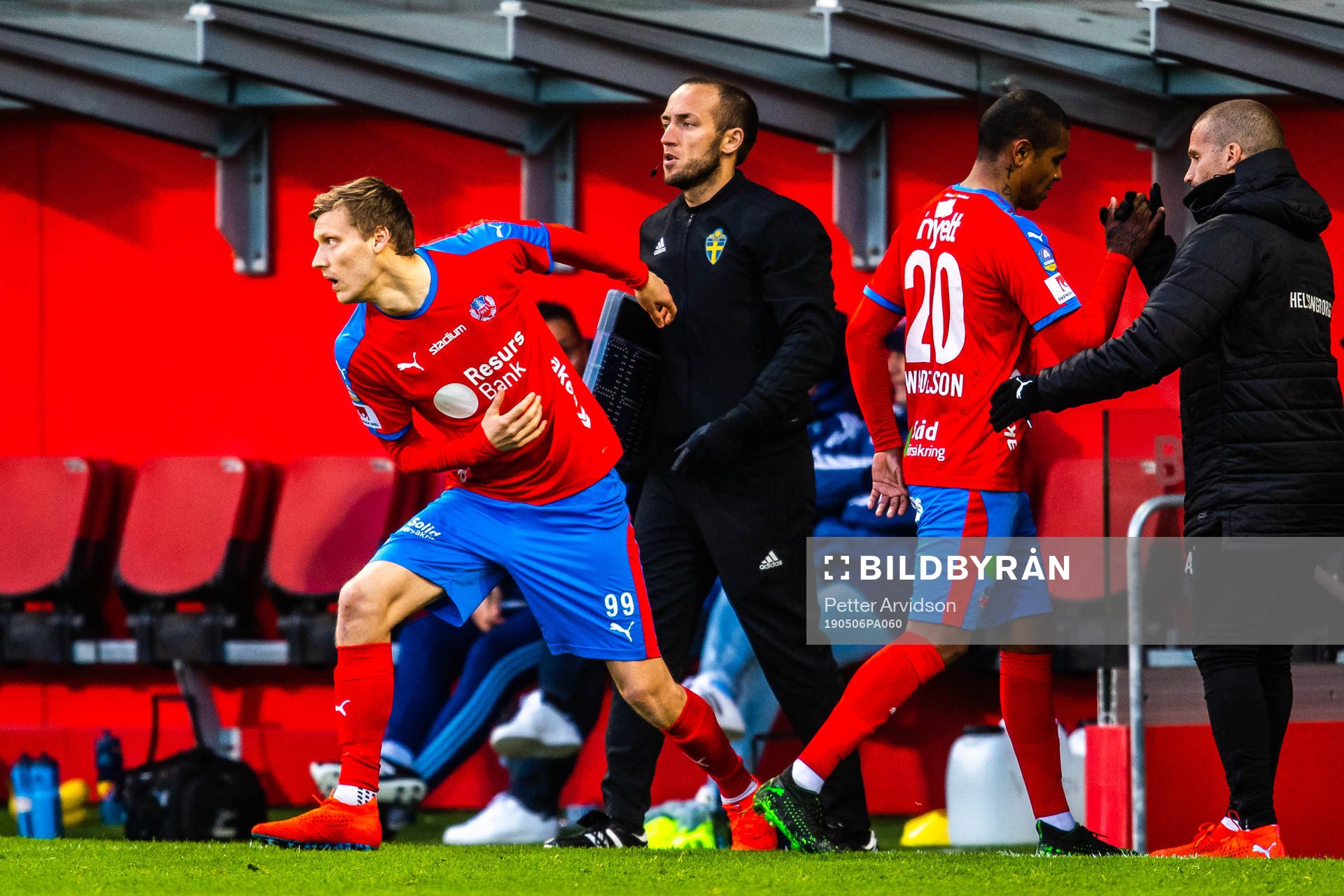 Byte mellan Helsingborgs Wanderson do Carmo och Andri