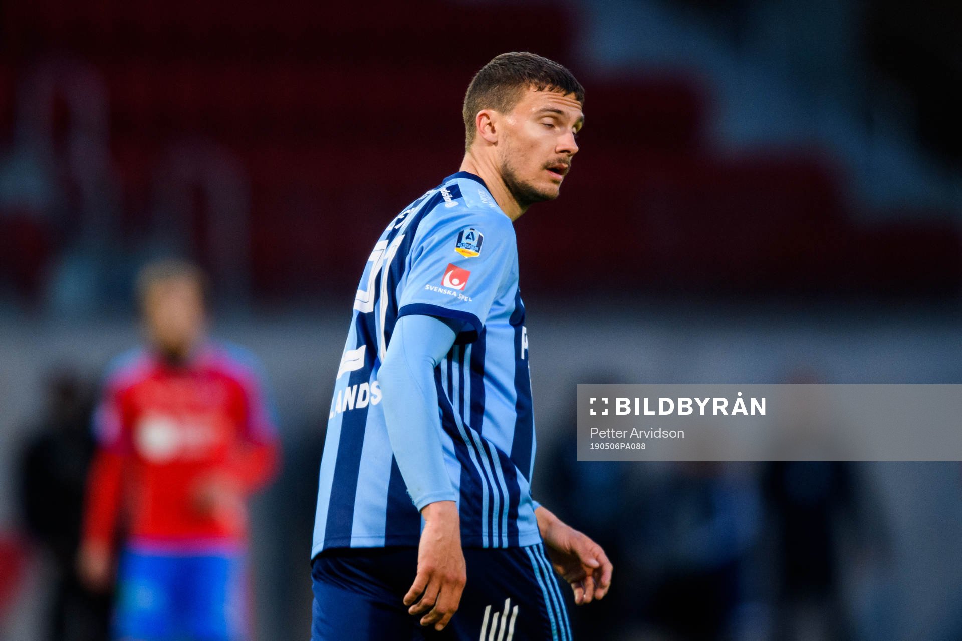 Djurgårdens Erik Berg deppar