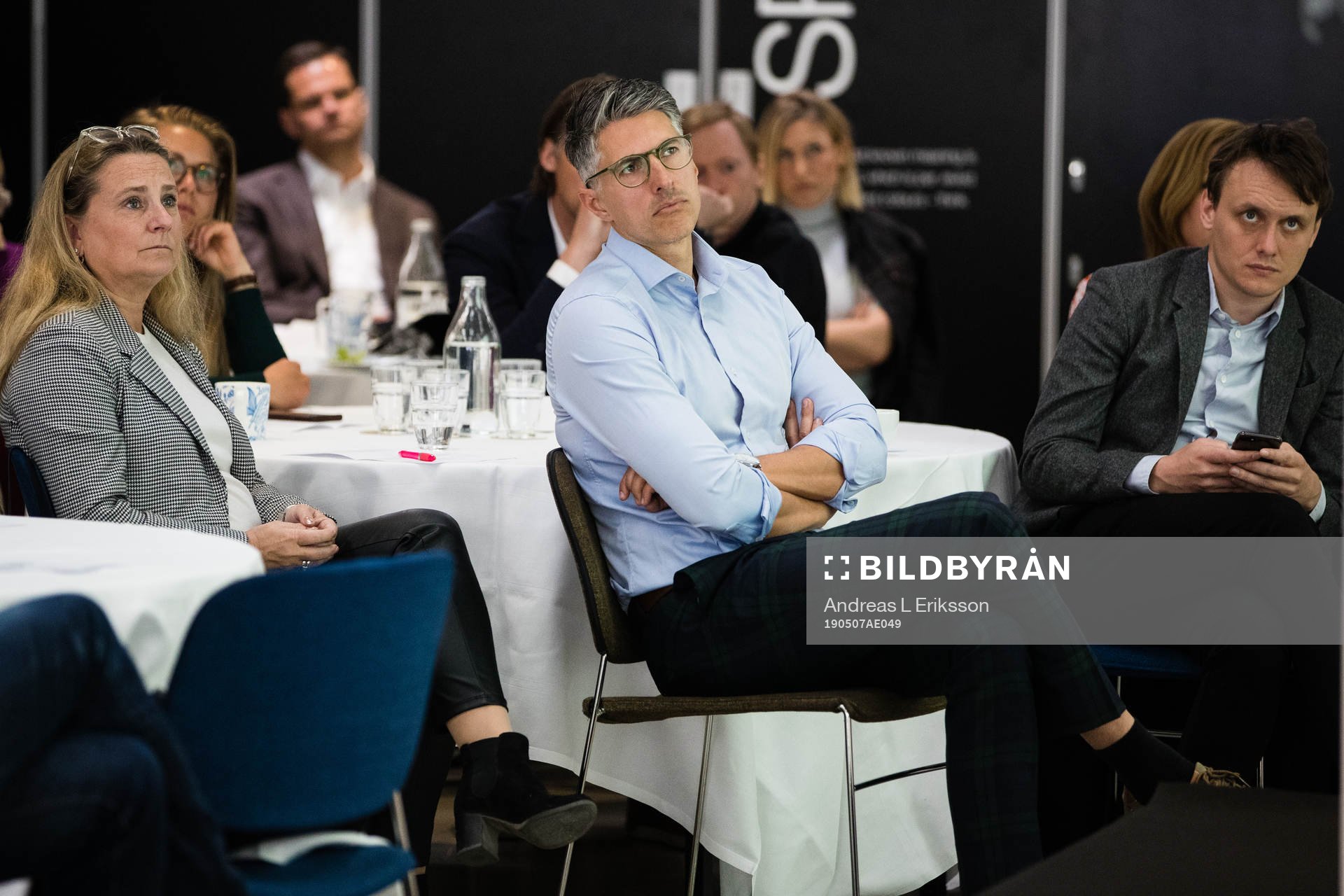Deltagare följer konferensen Avspark! Tillsammans för