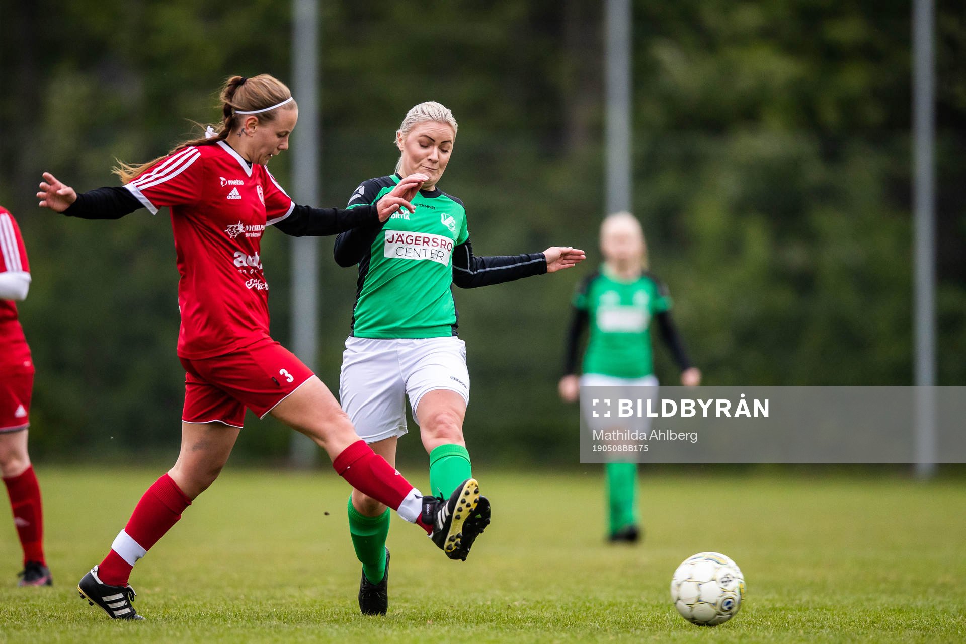 Gislövs Malin Jönsson och Husies Julia Barte