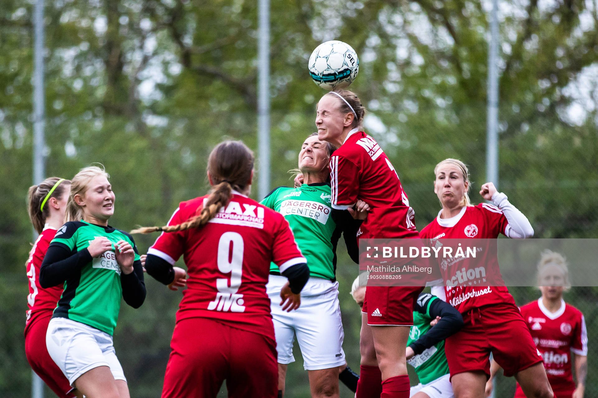 Husies Lina Langebro och Gislövs Malin Jönsson