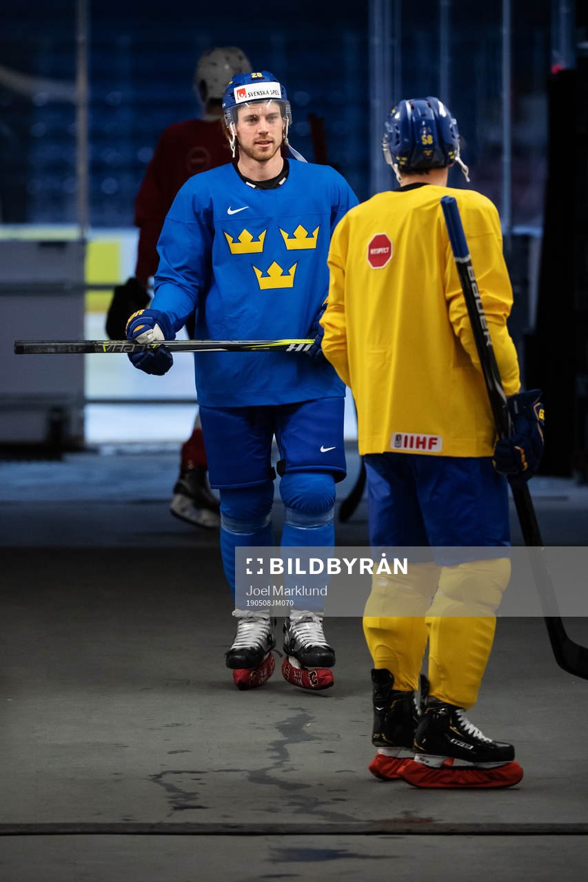 Elias Lindholm of Sweden at a practice session
