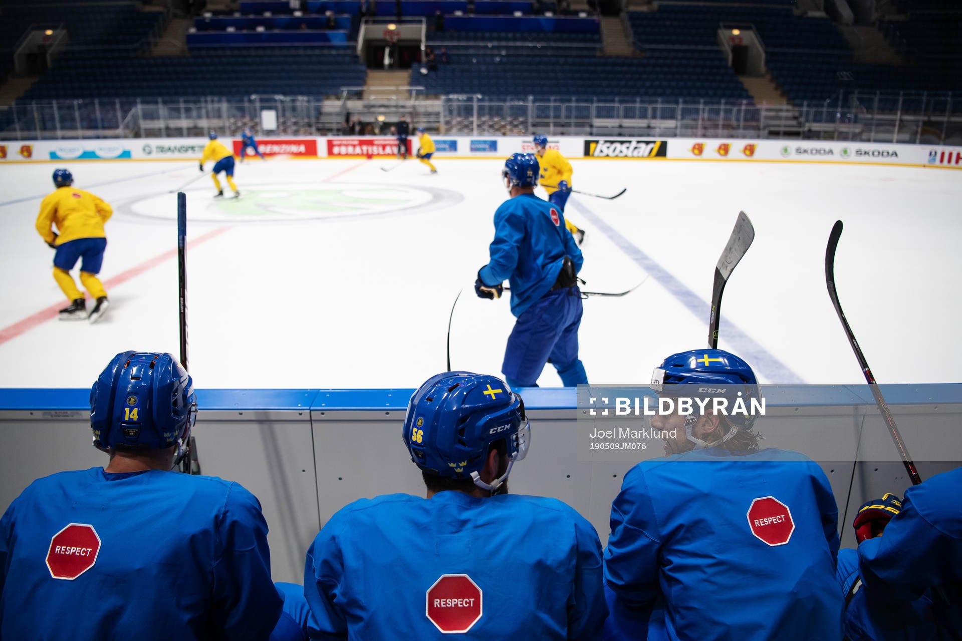 Elias Lindholm of Sweden at a practice session