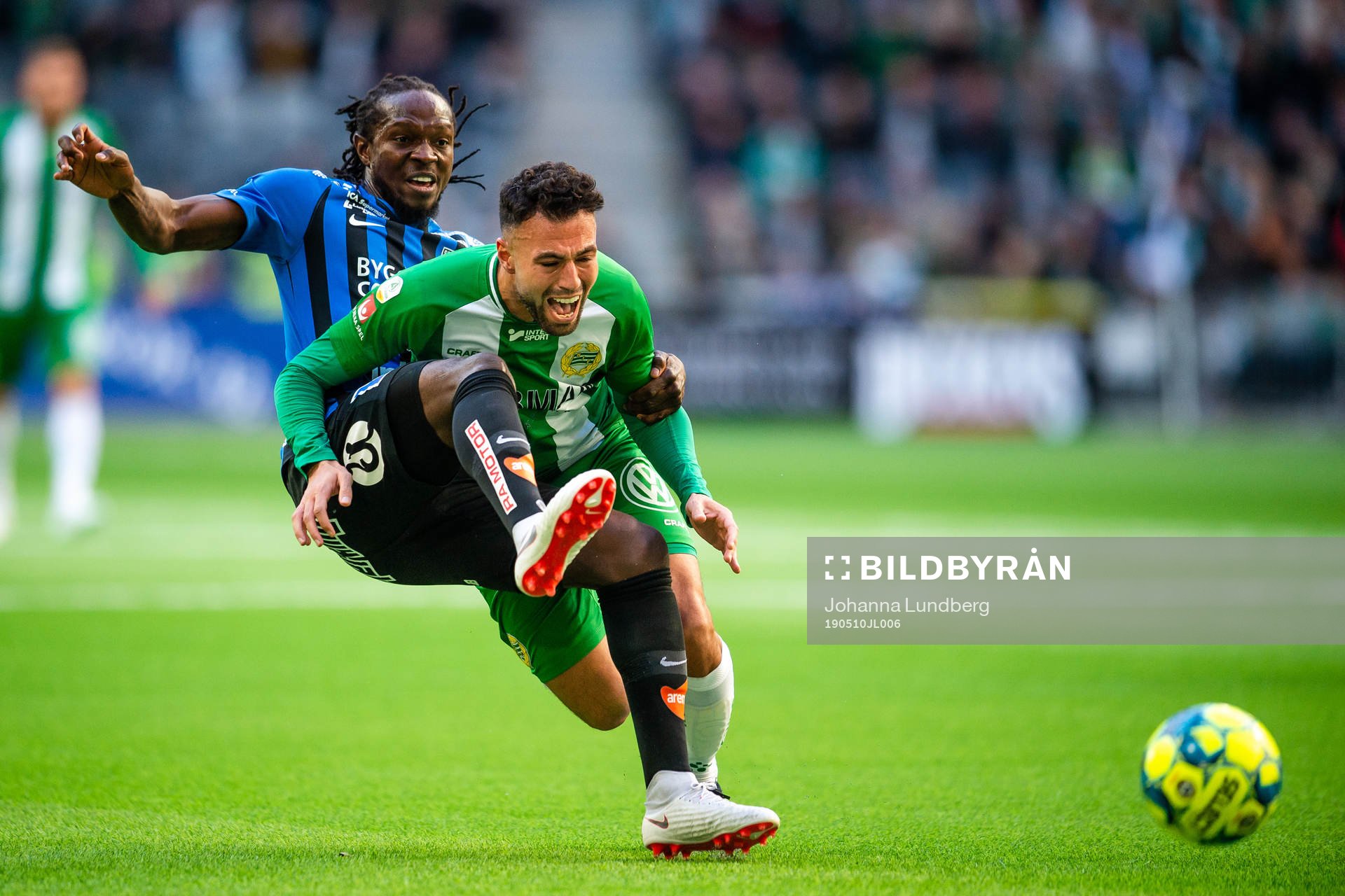 Sirius Kebba Ceesay och Hammarbys Imad Khalili