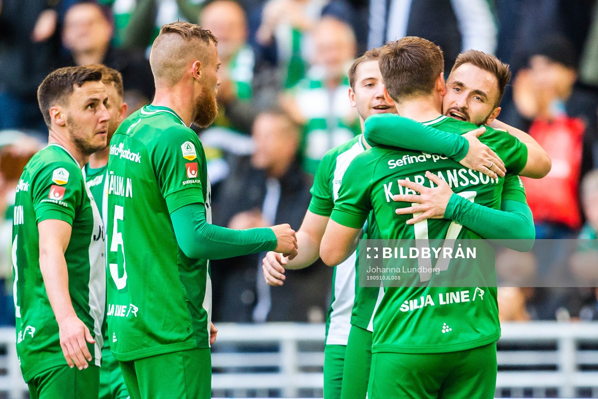 Hammarbys Muamer Tankovic jublar