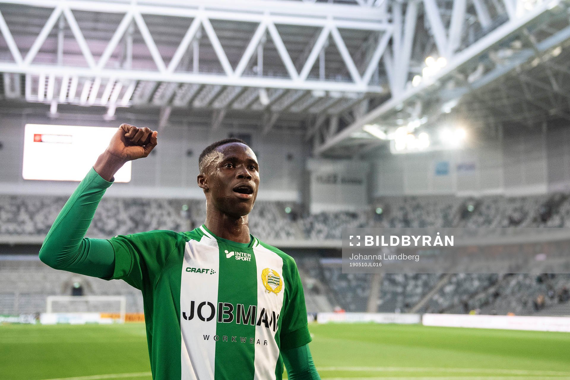 Hammarbys Kossounou Odilon jublar