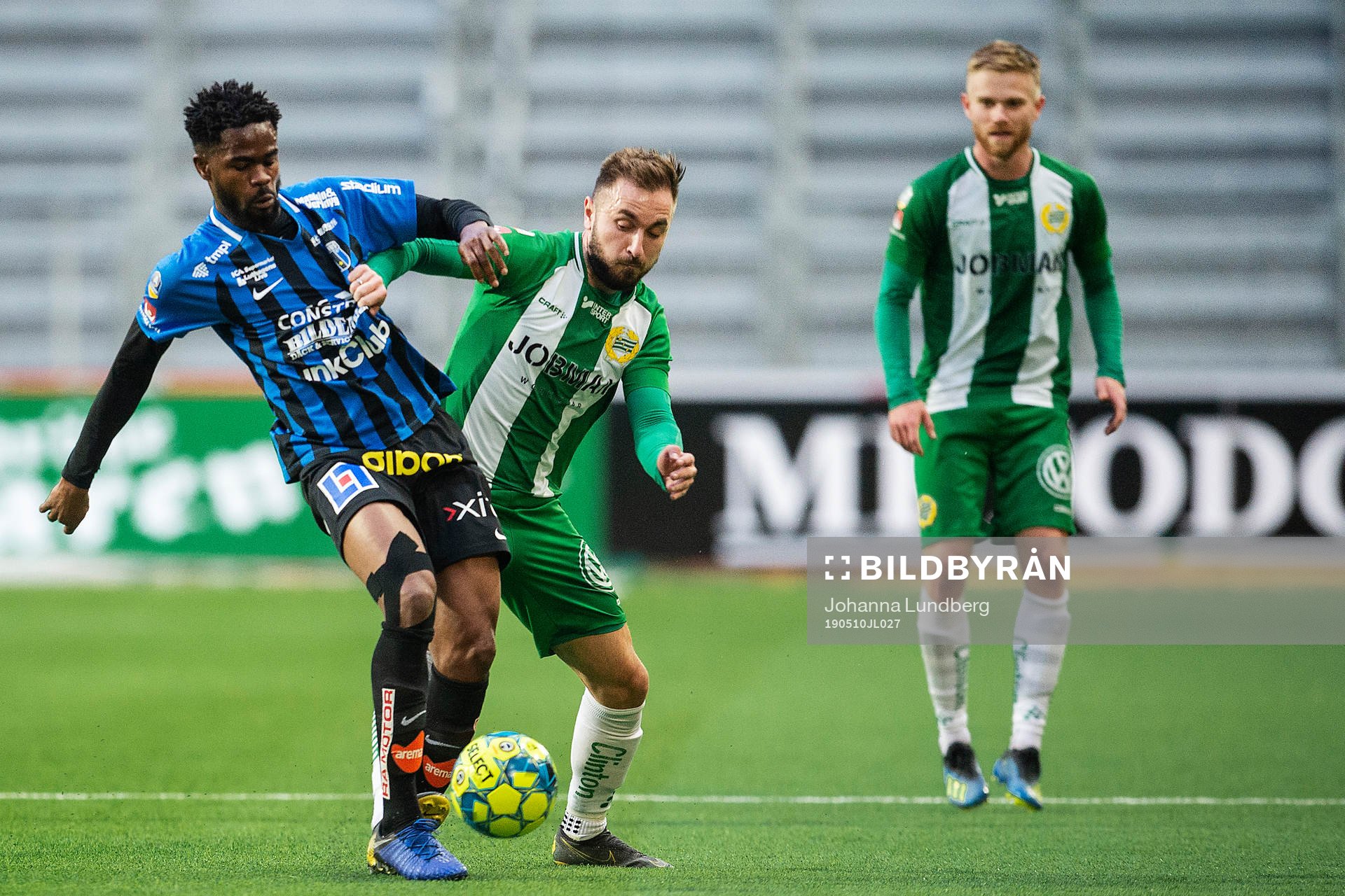Sirius Abdul Razak och Hammarbys Muamer Tankovic