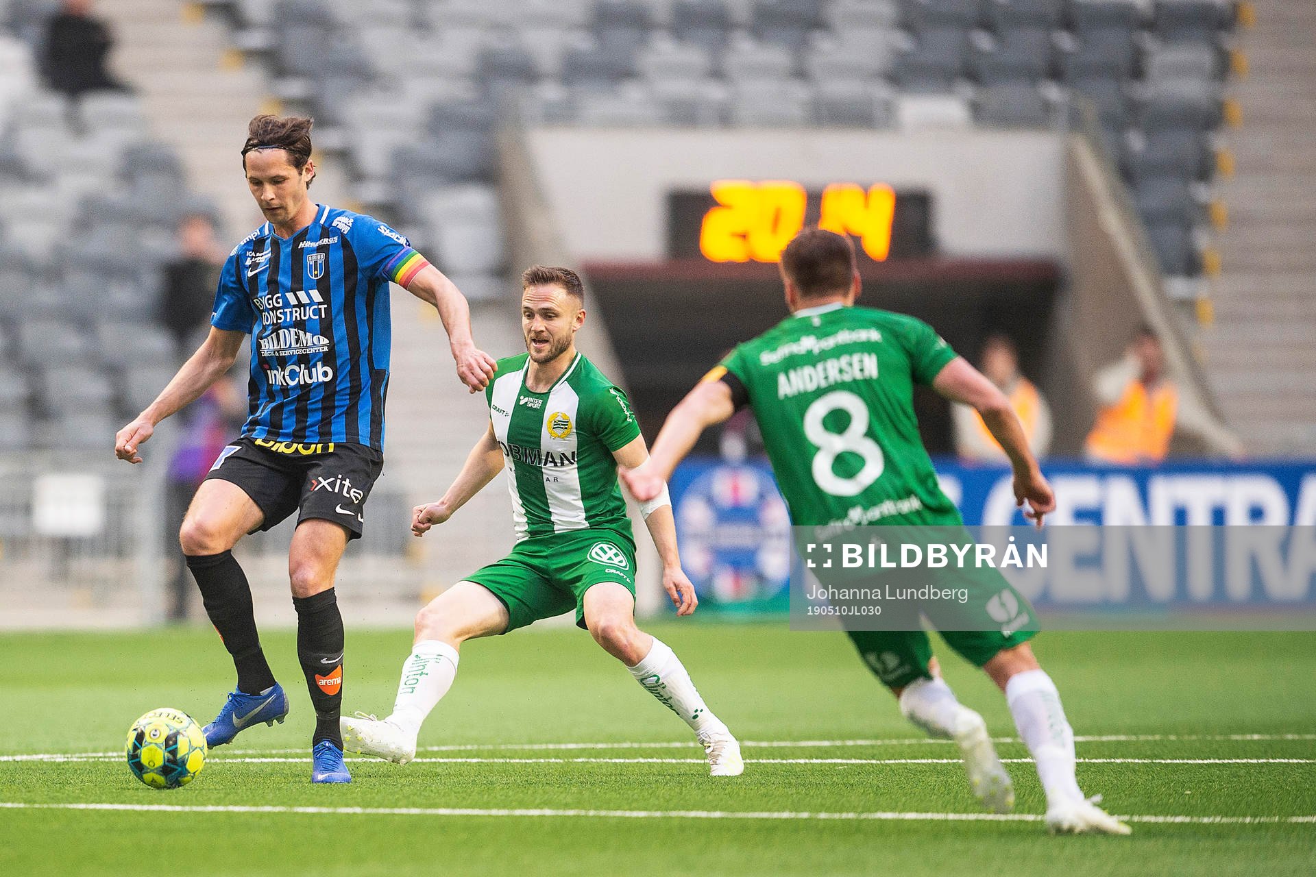 Sirius Philip Haglund och Hammarbys Mats Solheim
