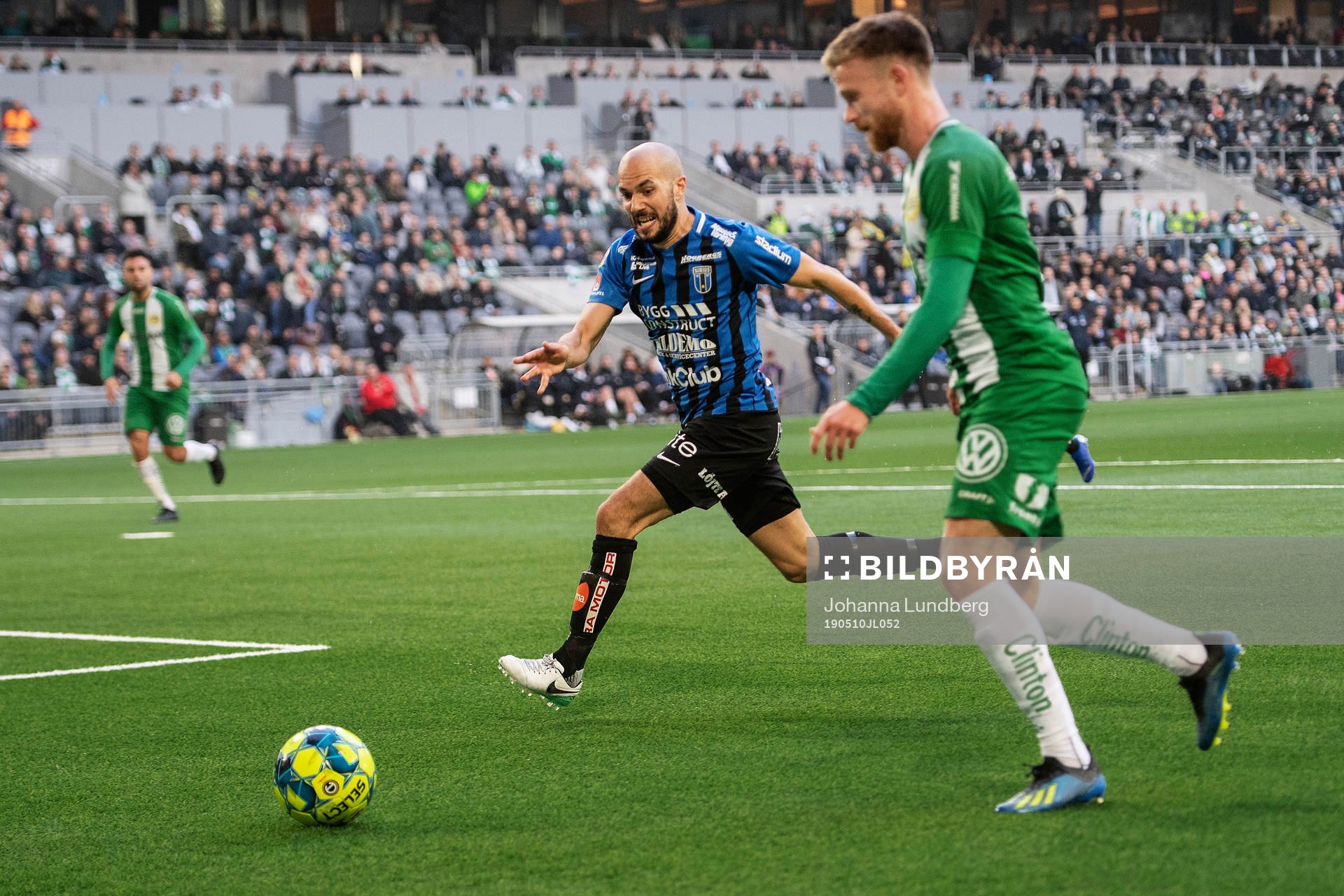 Sirius Karl Larson och Hammarbys Dennis Widgren