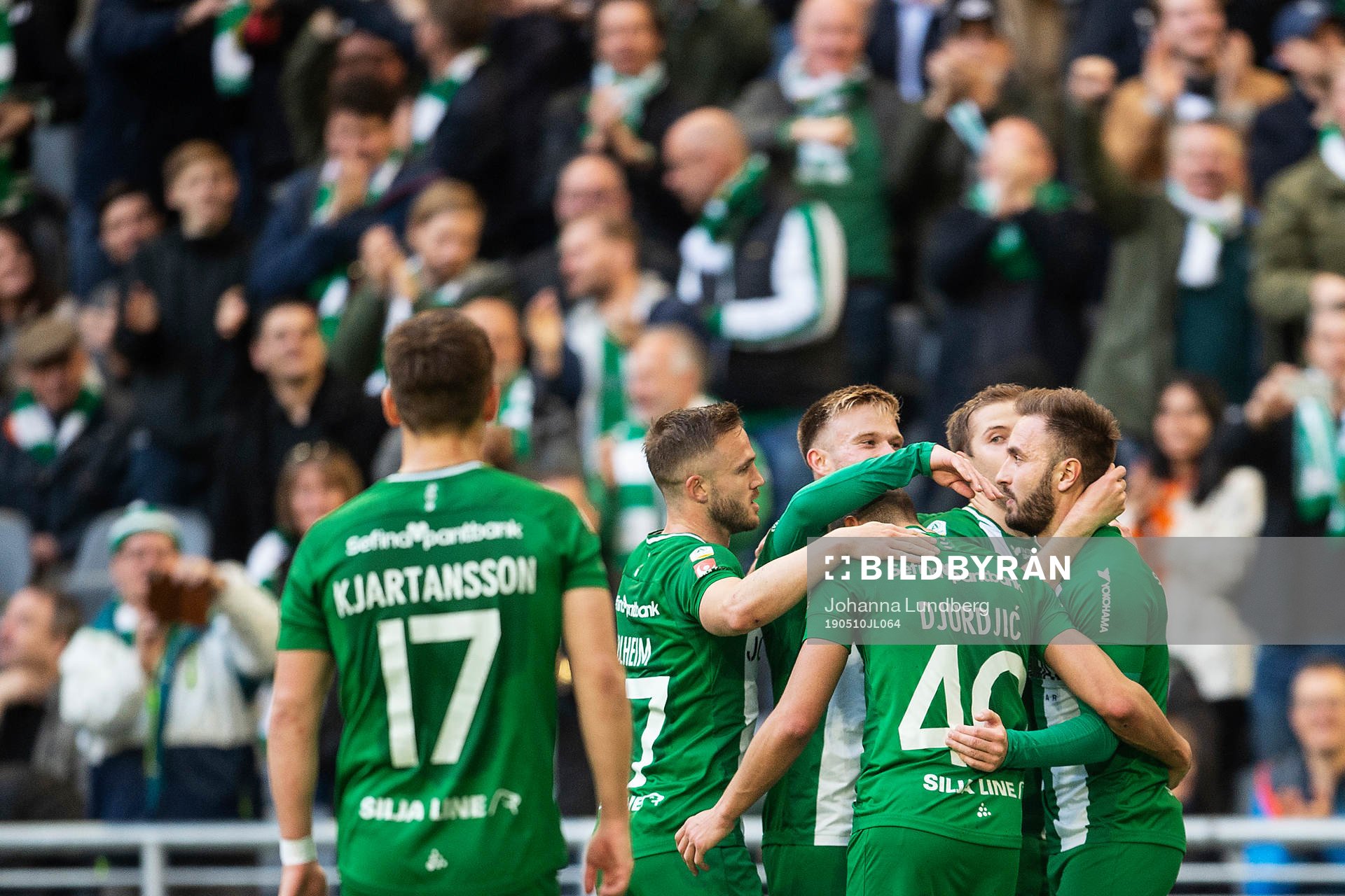Hammarbys Muamer Tankovic jublar