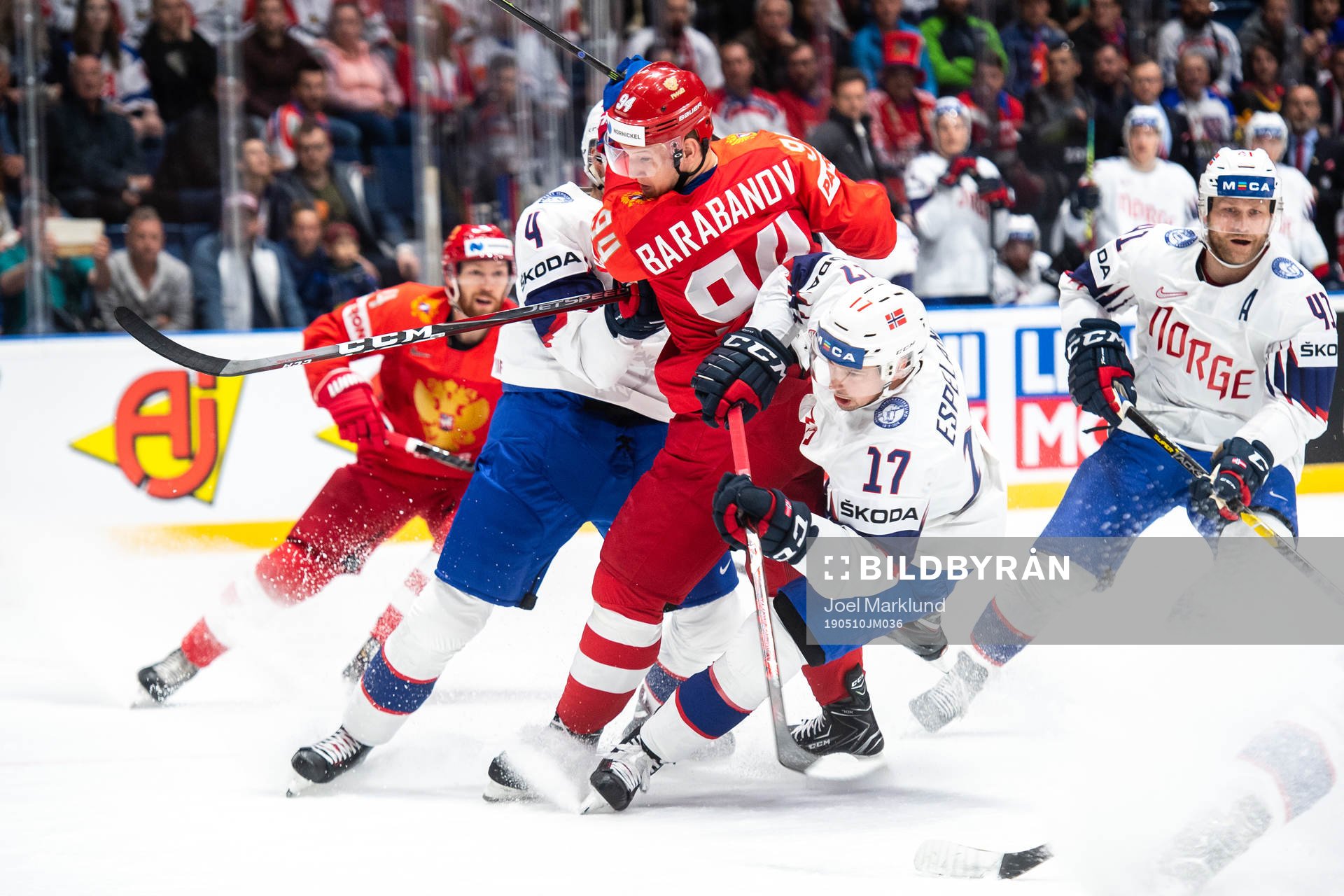 Alexander Barabanov of Russia against Johannes Johannesen