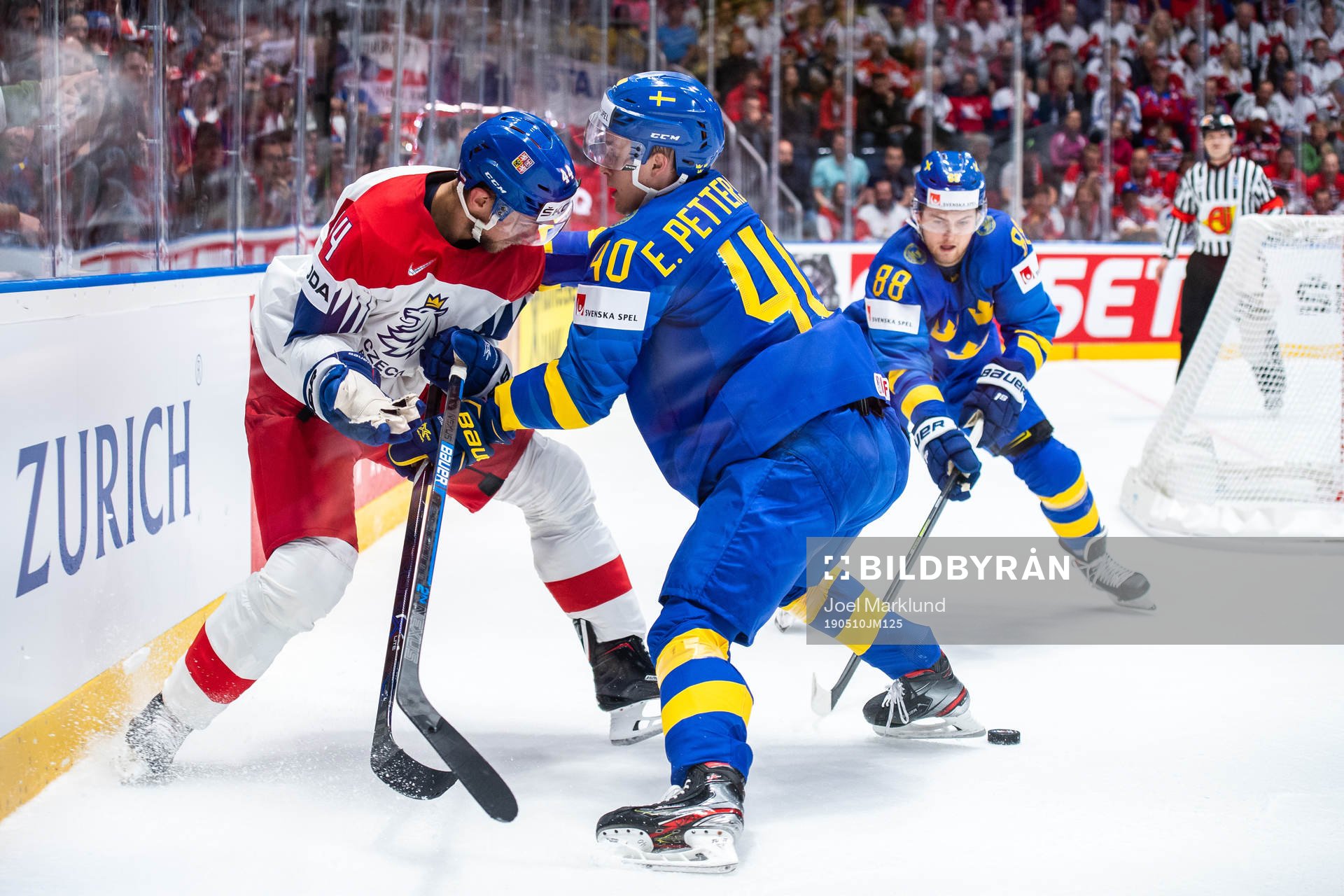 Jan Rutta of Czech Republic against Elias Pettersson and