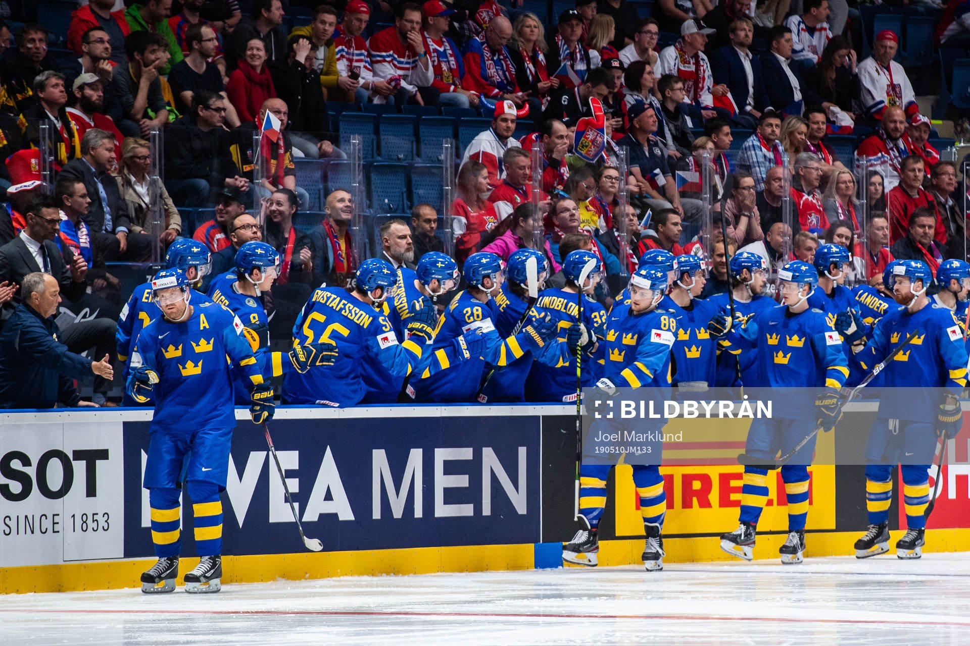 Patric Hörnqvist, William Nylander, Elias Pettersson and