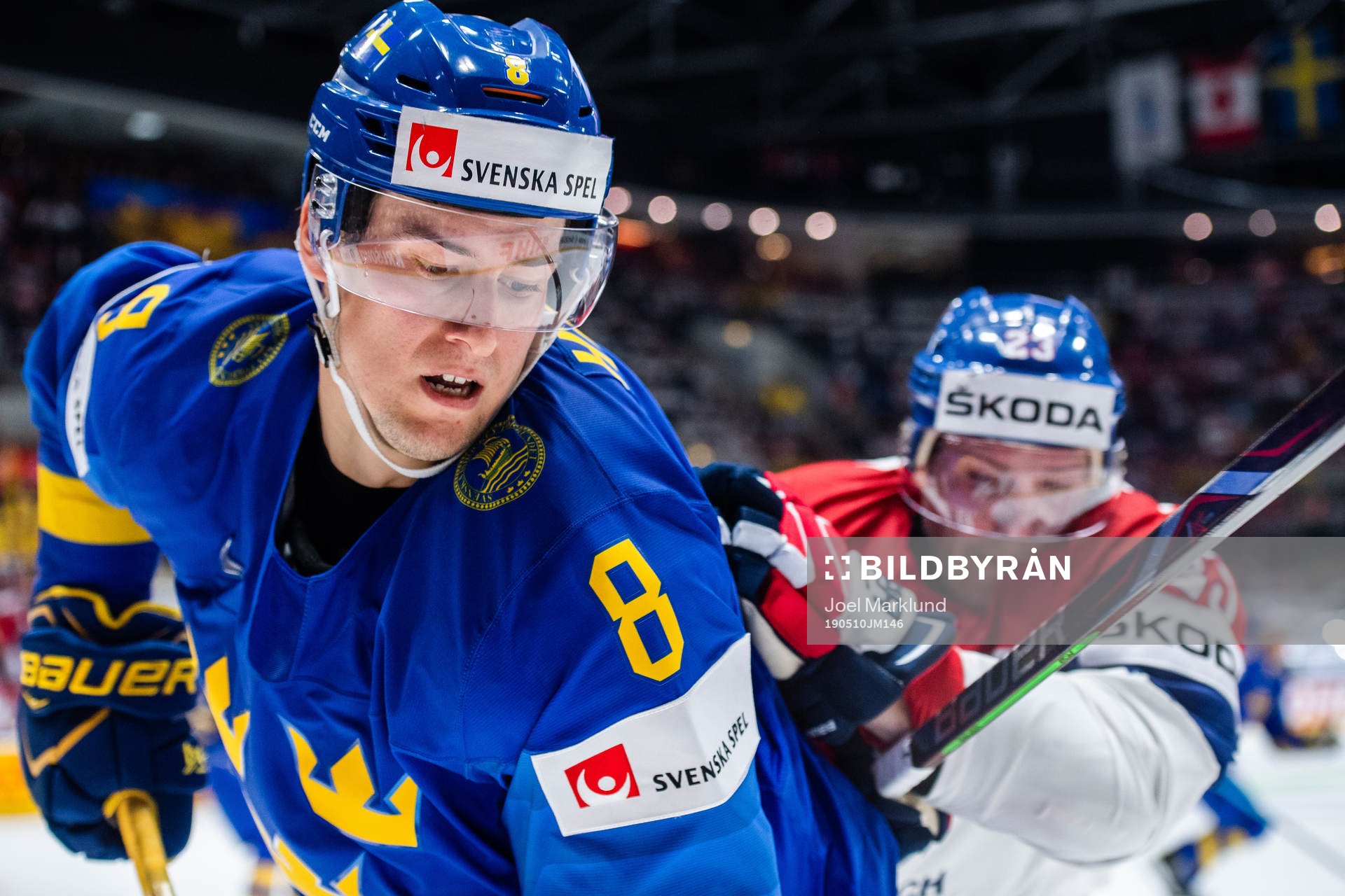 Robert Hägg of Sweden and Dmitrij Jaskin of Czech Republic
