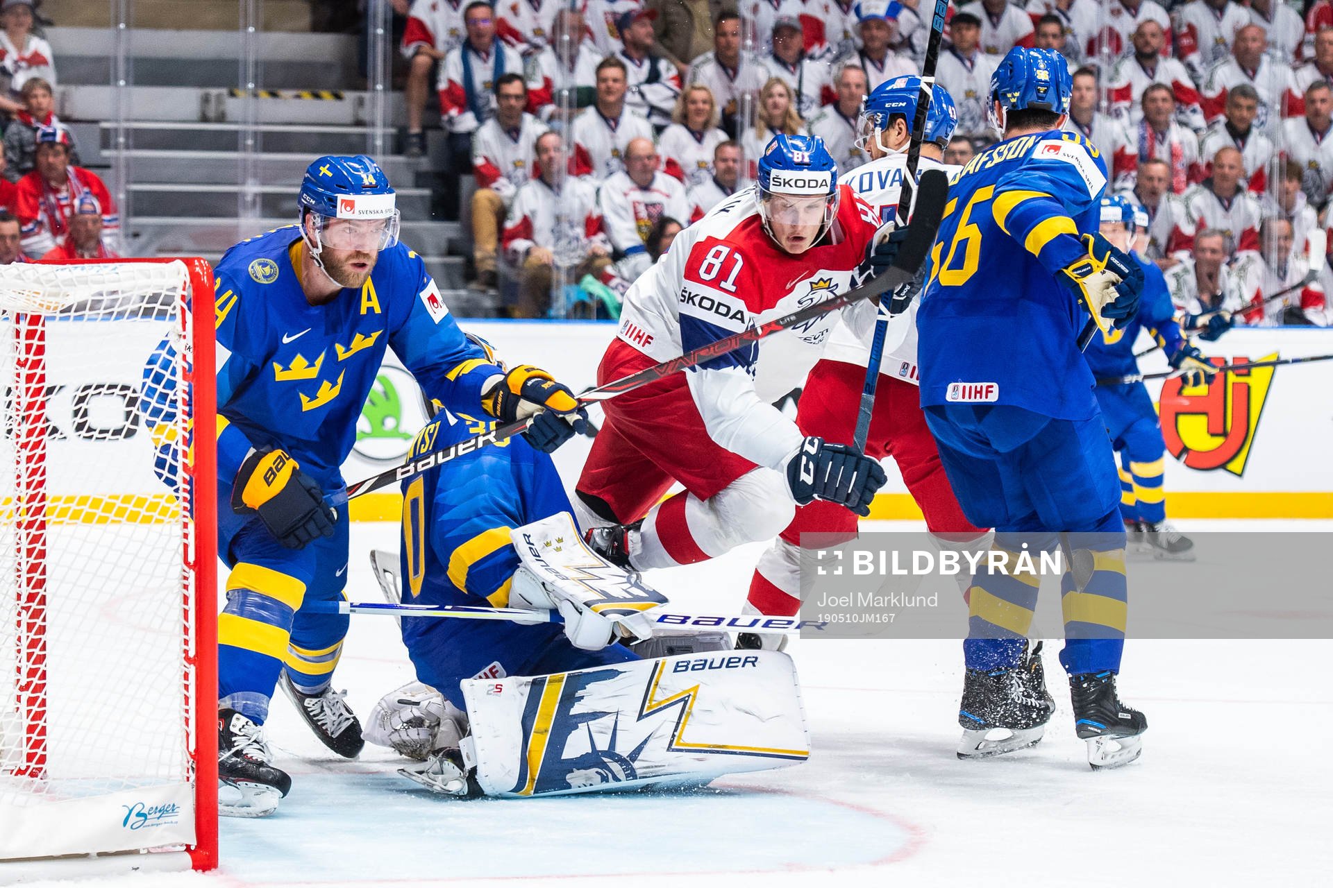 Dominik Kubalik of Czech Republic in action with Mattias